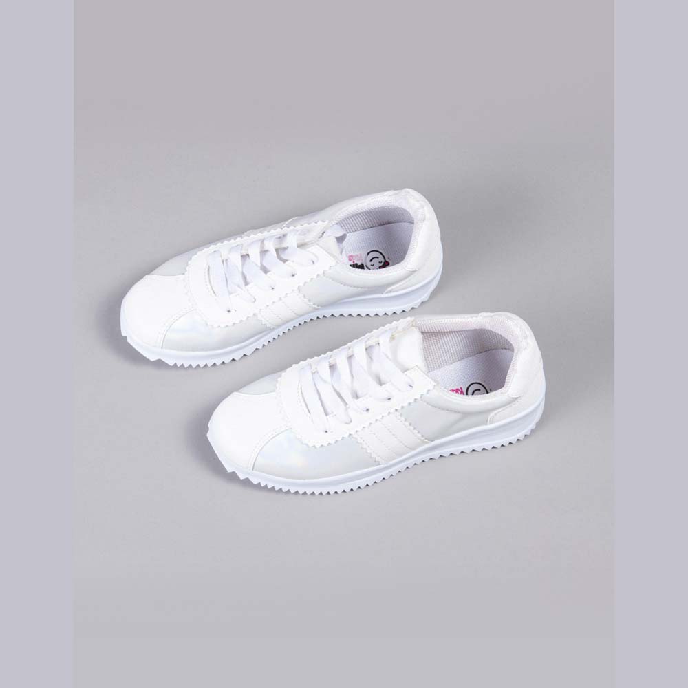 ZAPATO TENIS CON CORDON BLANCO NI A AK