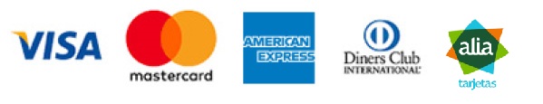 Visa - Mastercard - American Express - Diners Club - Alia
