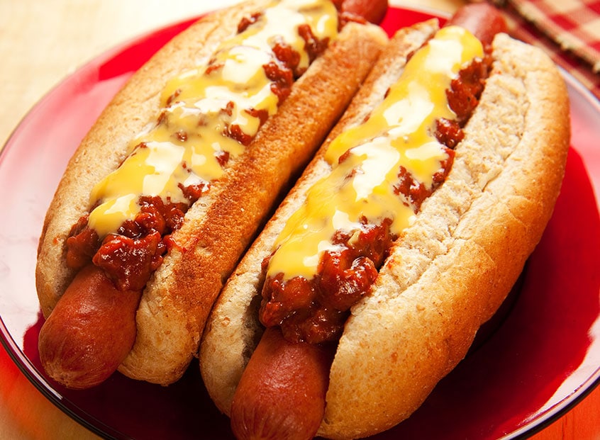 HOT DOGS CON CARNE