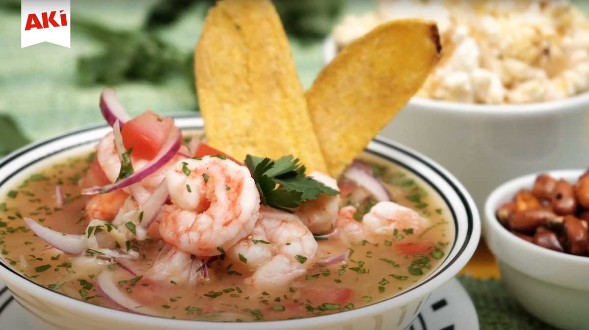 Ceviche de camarón