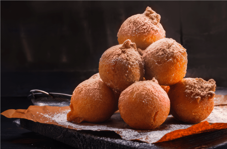 Buñuelos crujientes y deliciosos