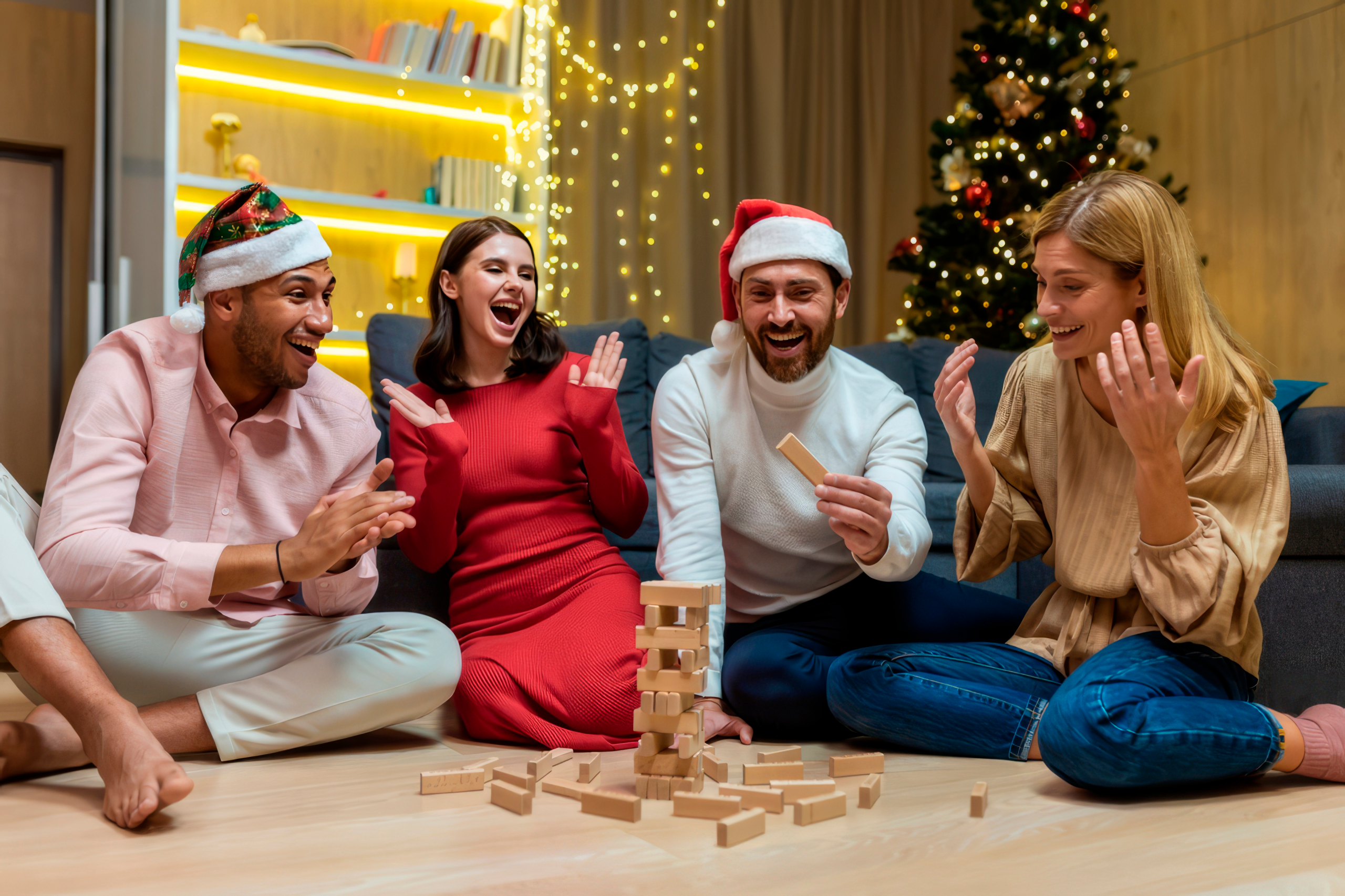 Actividades económicas para disfrutar en la reunión navideña en familia