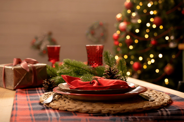 Transforma tu comedor en un deslumbrante espacio navideño