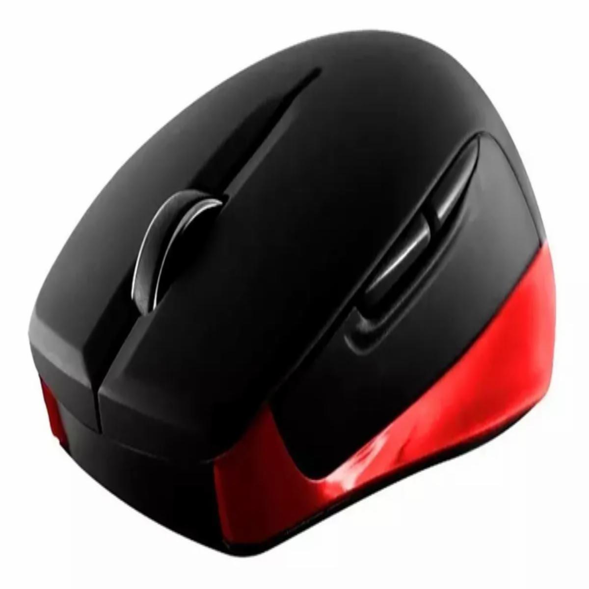 Mouse Negro Con Rojo MAXELL Inalámbrico - Imagen 3