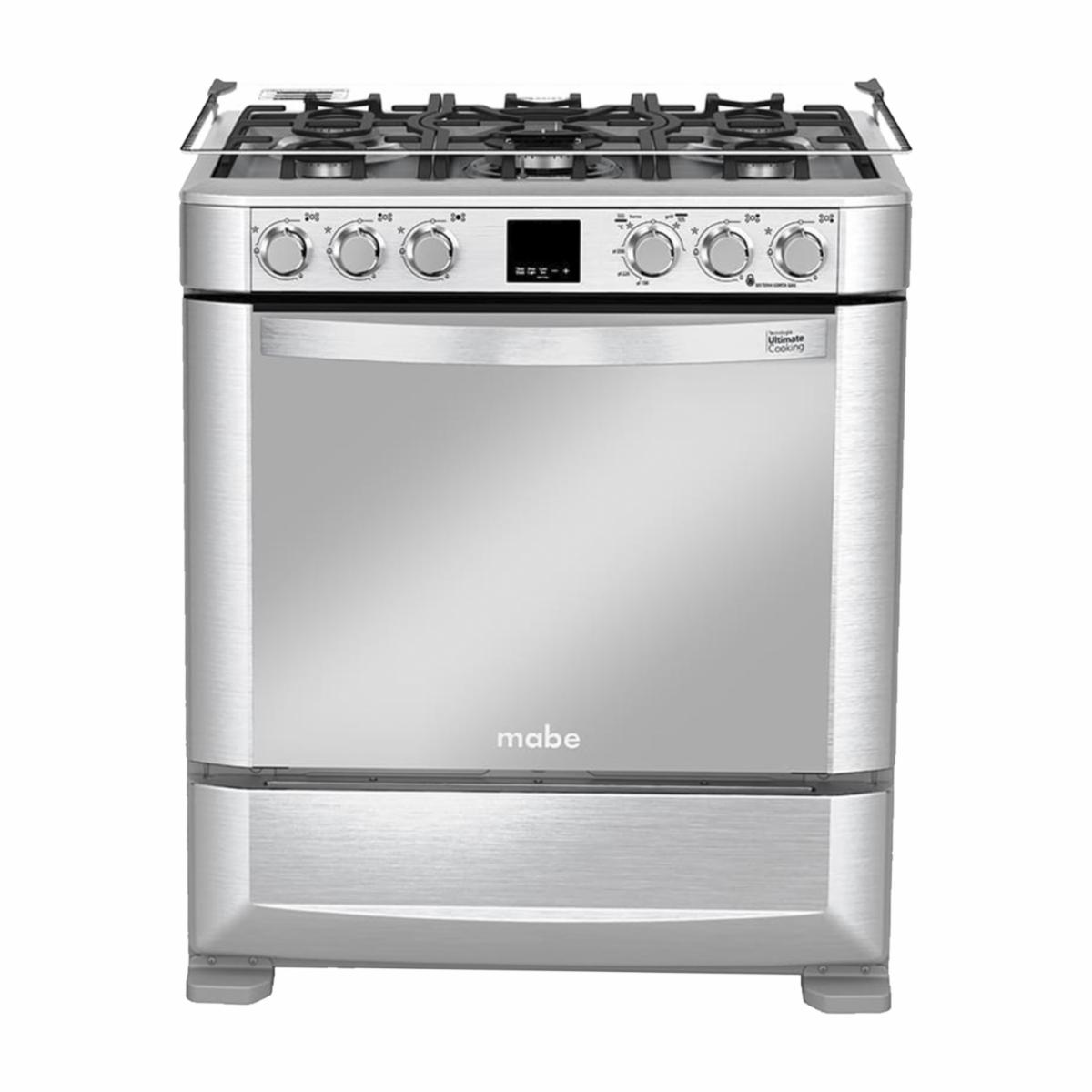 Cocina A Gas 76 Cm Con Grill EM7670FX1 MABE 5 Quemadores - Imagen 3