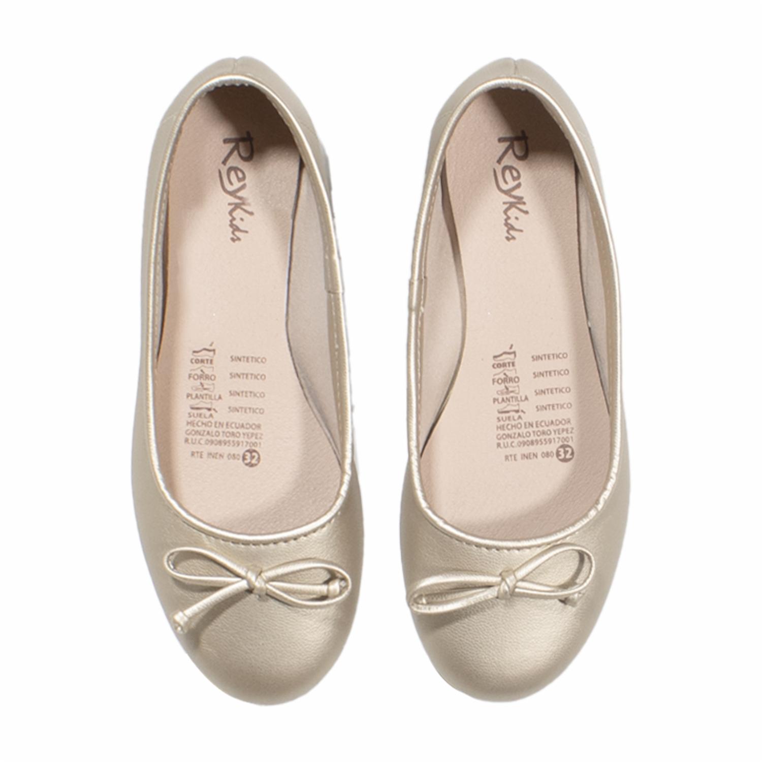 Zapatos Baleta Con Lazo En La Punta REY