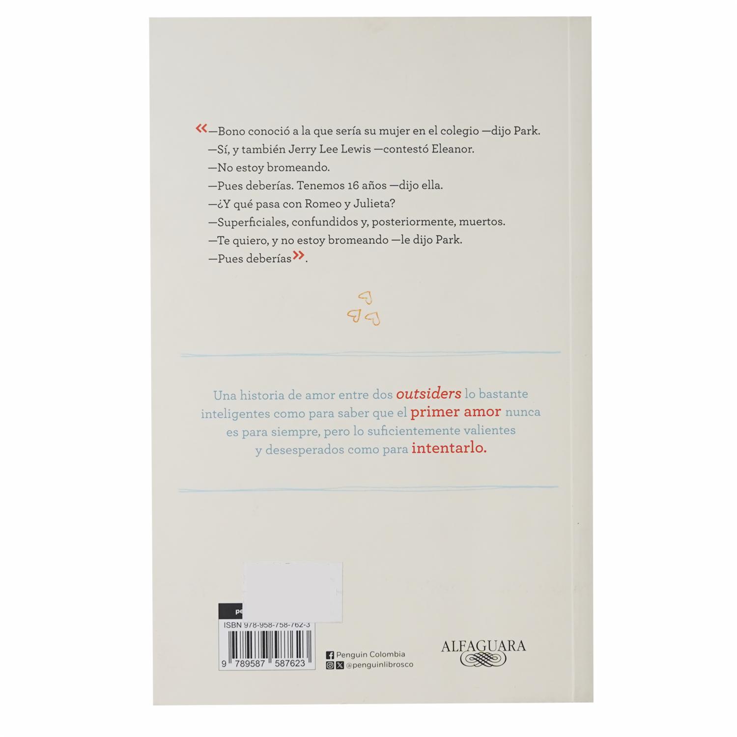 Eleanor Y Park Rainbow Rowell ALFAGUARA 428 Páginas - Imagen 3