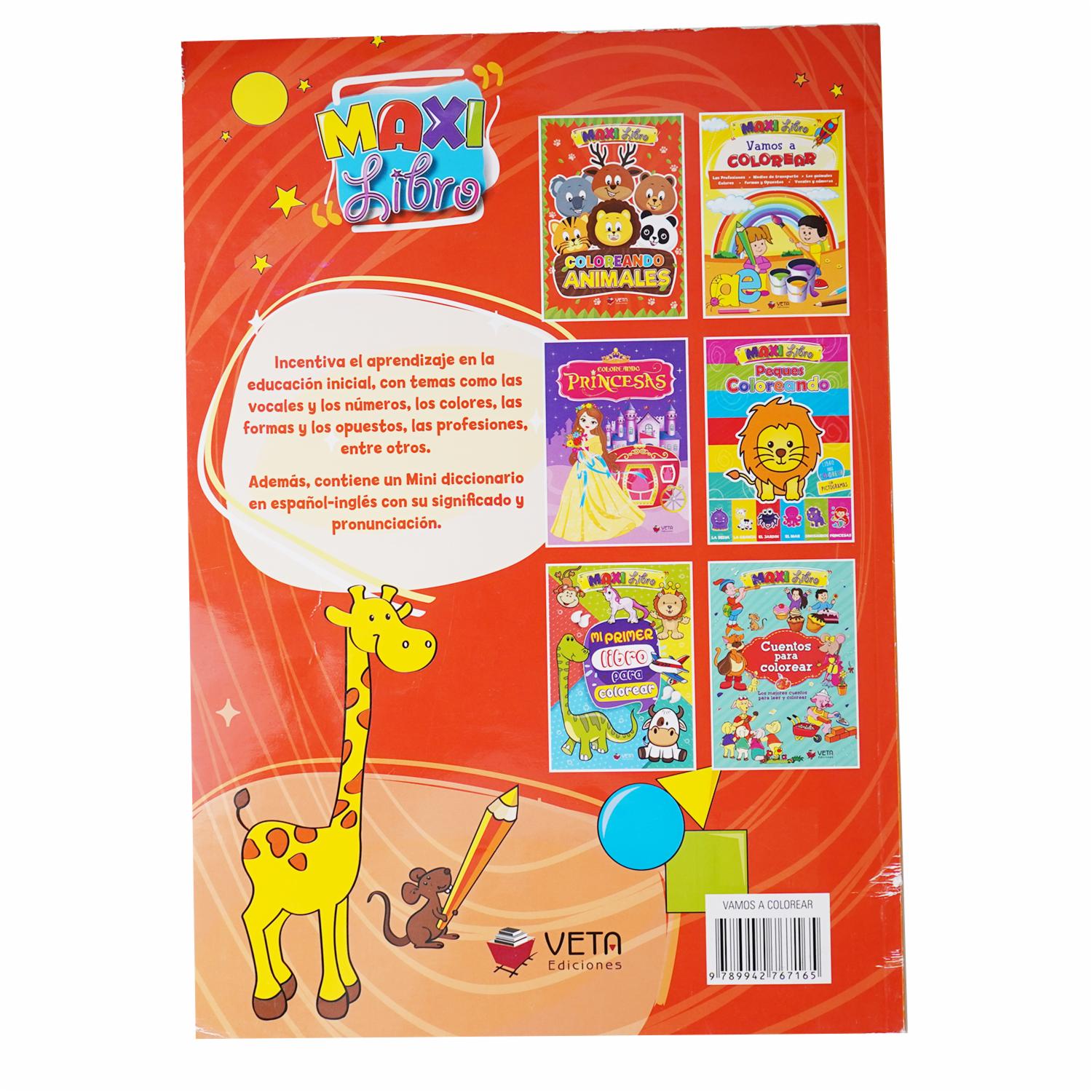Libro Vamos A Colorear VETA EDICIONES 58 Páginas - Imagen 3