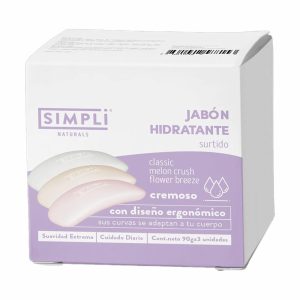 SIMPLI JABON CREMOSO SURTIDO X 3