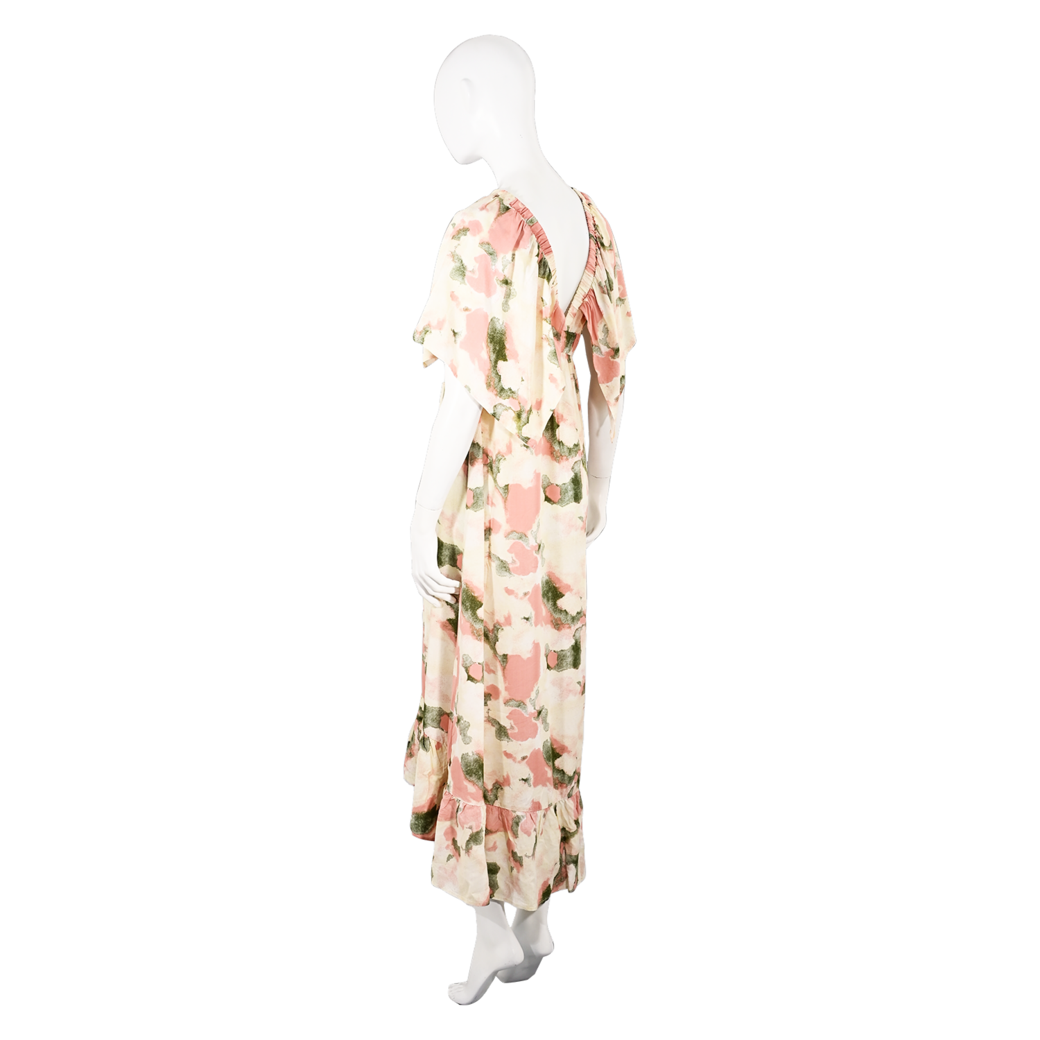 Vestido Largo Manga Corta BLF