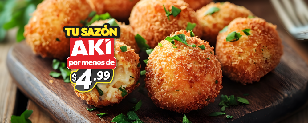 Croquetas de papa con queso. Crujientes y deliciosas