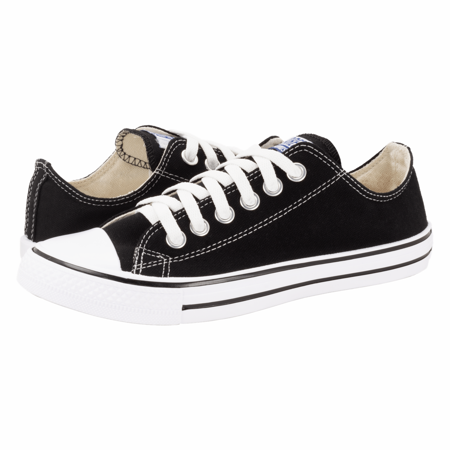 Zapato De Lona Ares Tobillo Medio Negro Y Blanco VENUS Talla 34