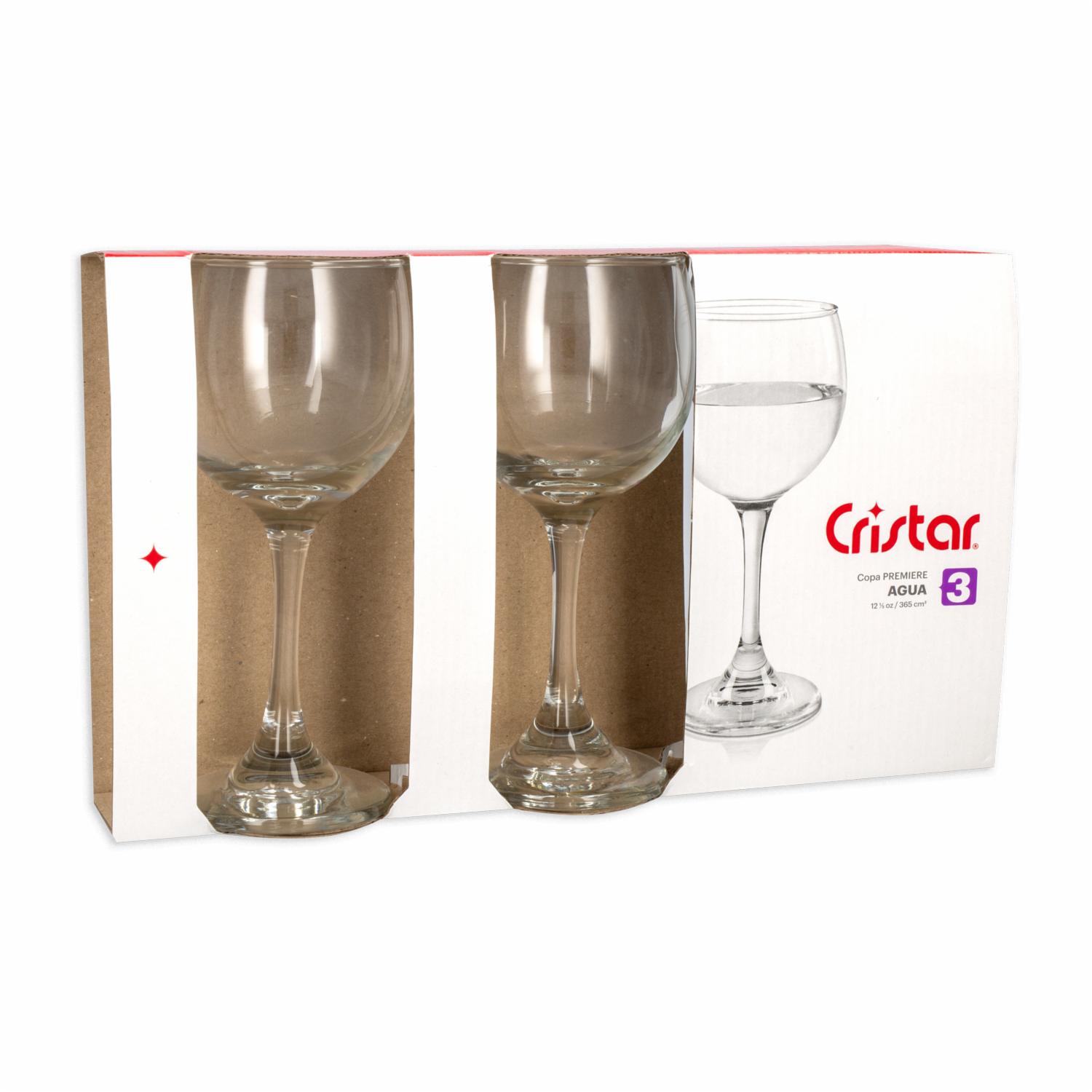 Set Copa De Agua Premie 4440cl3 CRISTAR X 3 Uds - Imagen 3