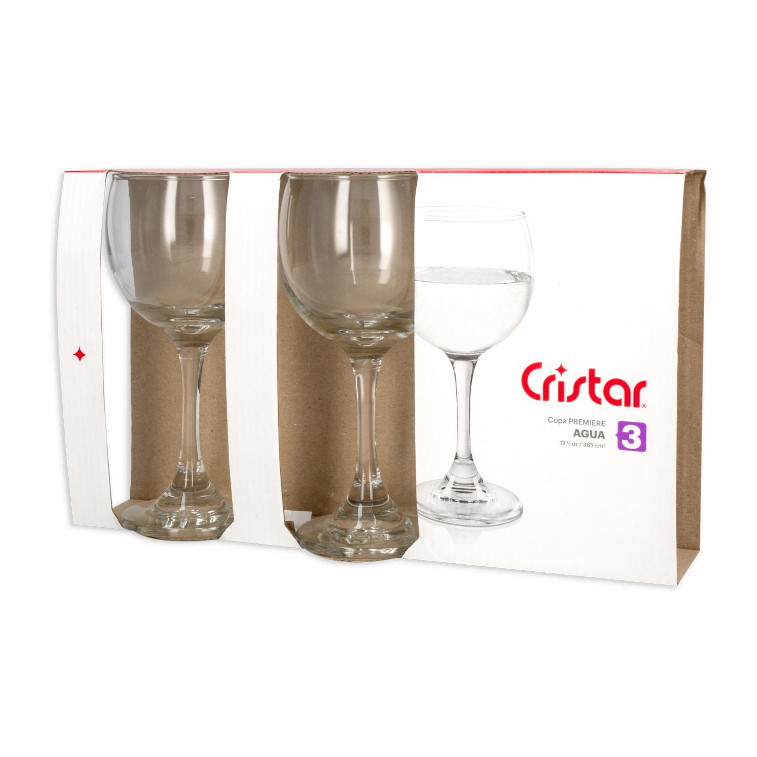 Set Copa De Agua Premie 4440cl3 CRISTAR X 3 Uds - Imagen 4