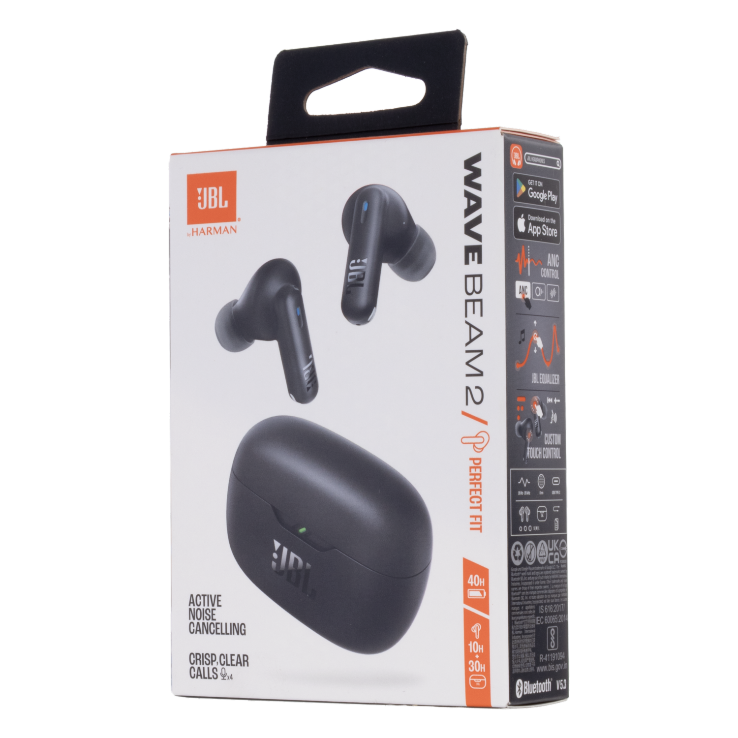 Audífonos Wave Beam 2 Protect Fit Black JBL Inalámbrico