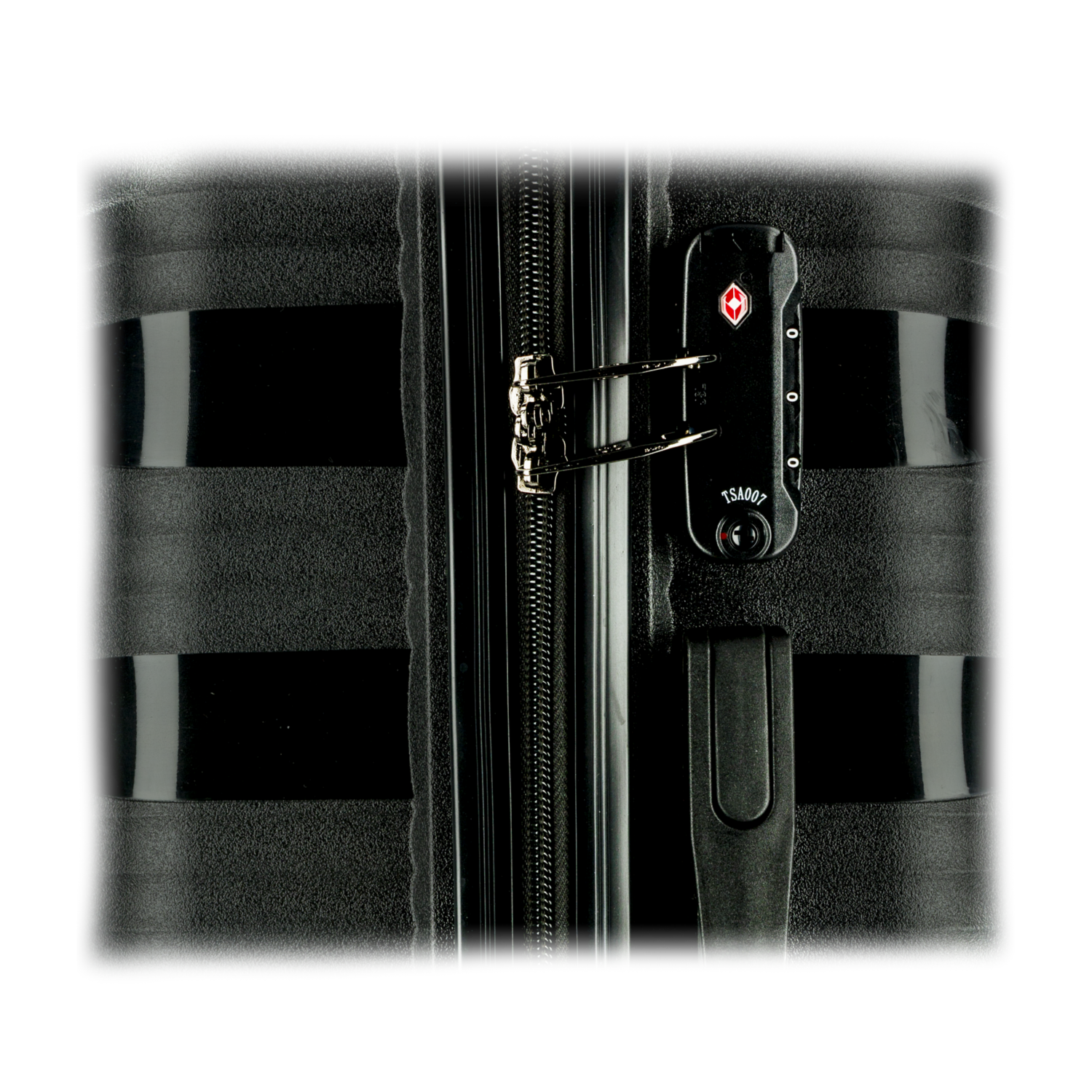 Maleta De Viaje Trolley Negra TRANSWORLD 60.96 CM