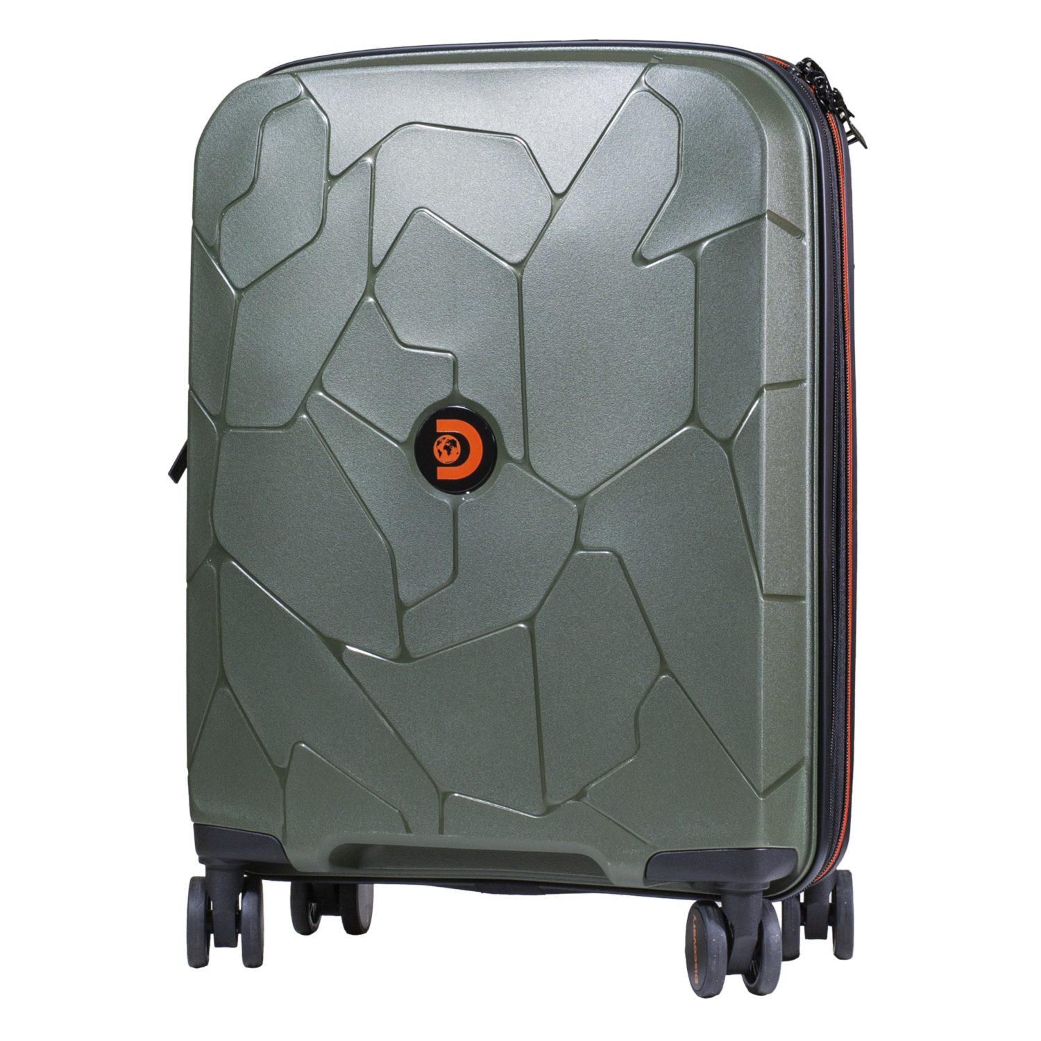 Maleta De Viaje Dura Diseño Herik Verde DISCOVERY 49 Cm