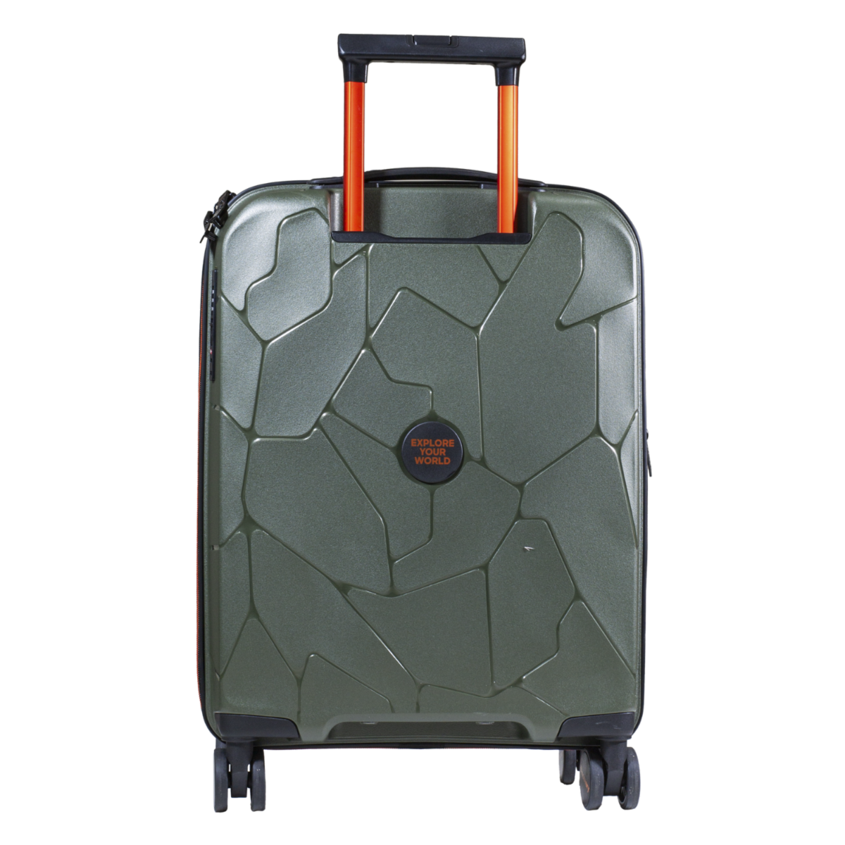 Maleta De Viaje Dura Diseño Herik Verde DISCOVERY 49 Cm
