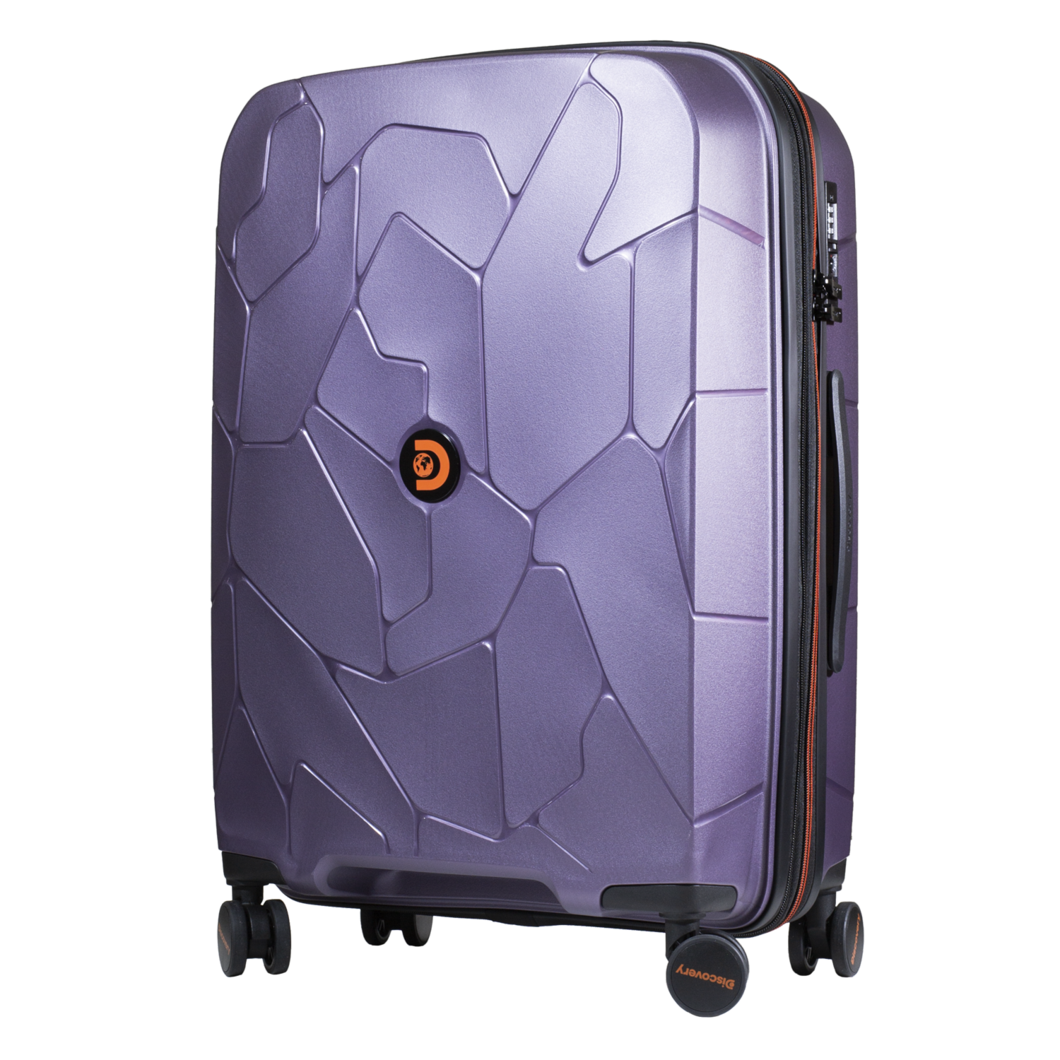 Maleta De Viaje Dura Diseño Herik Morado DISCOVERY 60 Cm