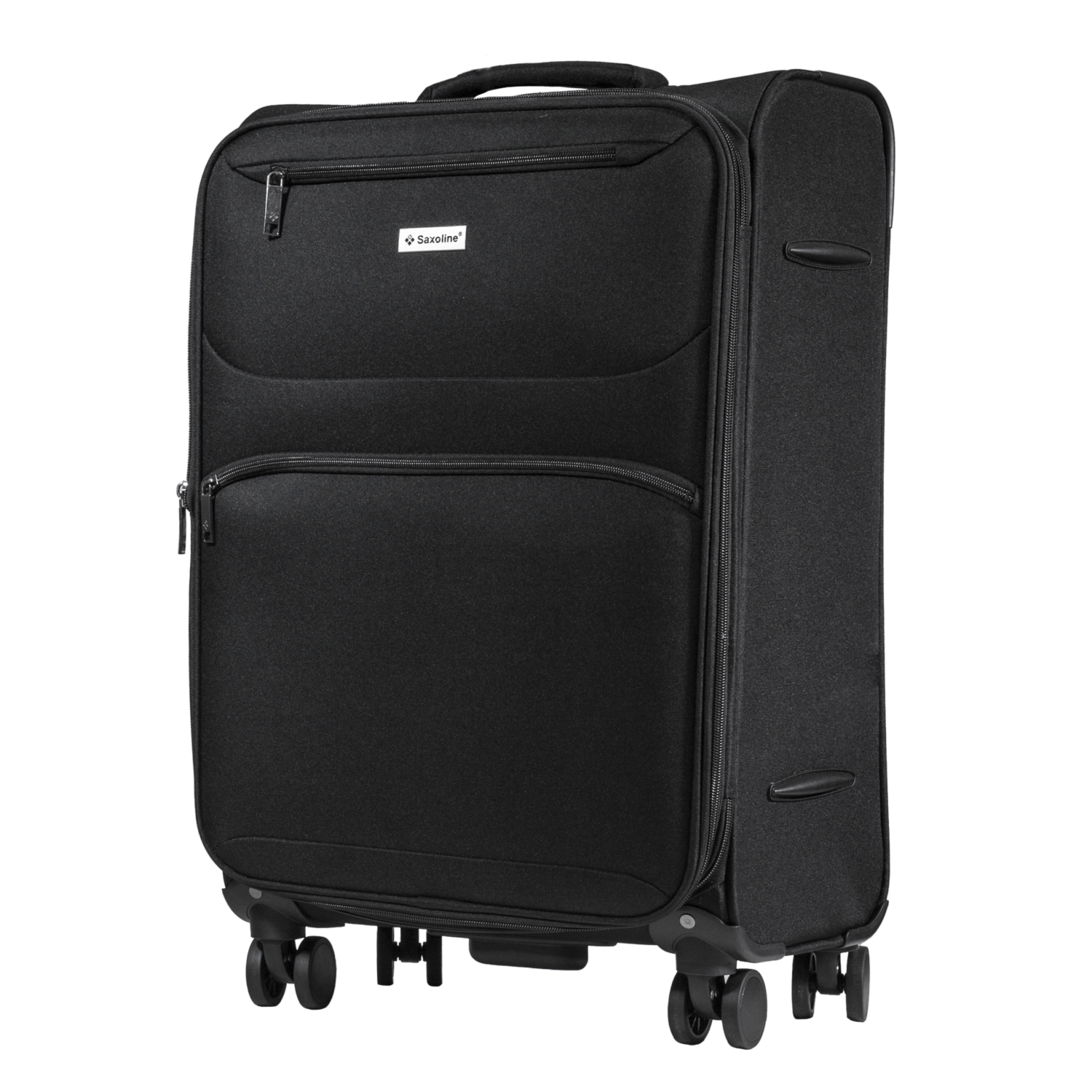 Maleta De Viaje Suave Diseño Oliver Negra SAXOLINE 71 Cm