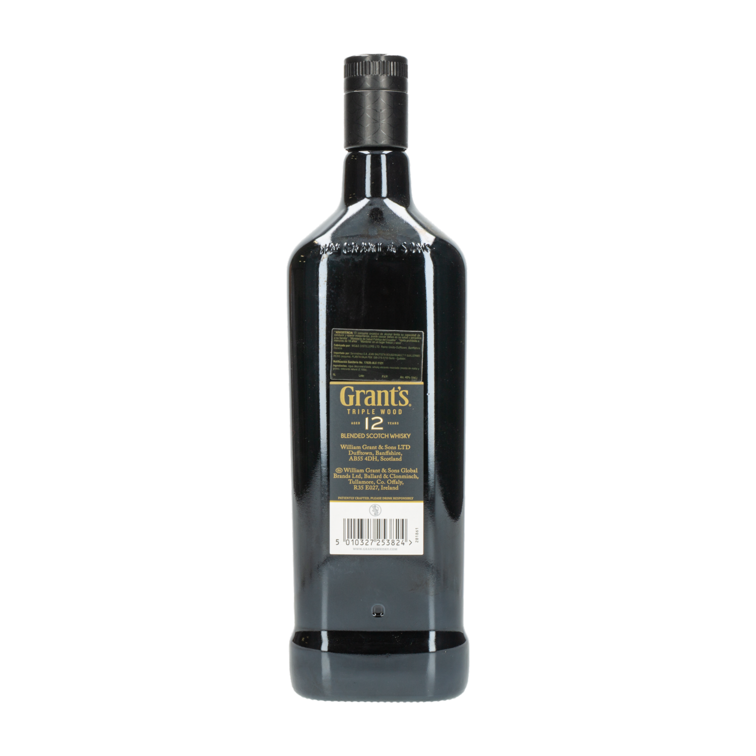 Whisky 12 Años GRANT’S 1000 Ml