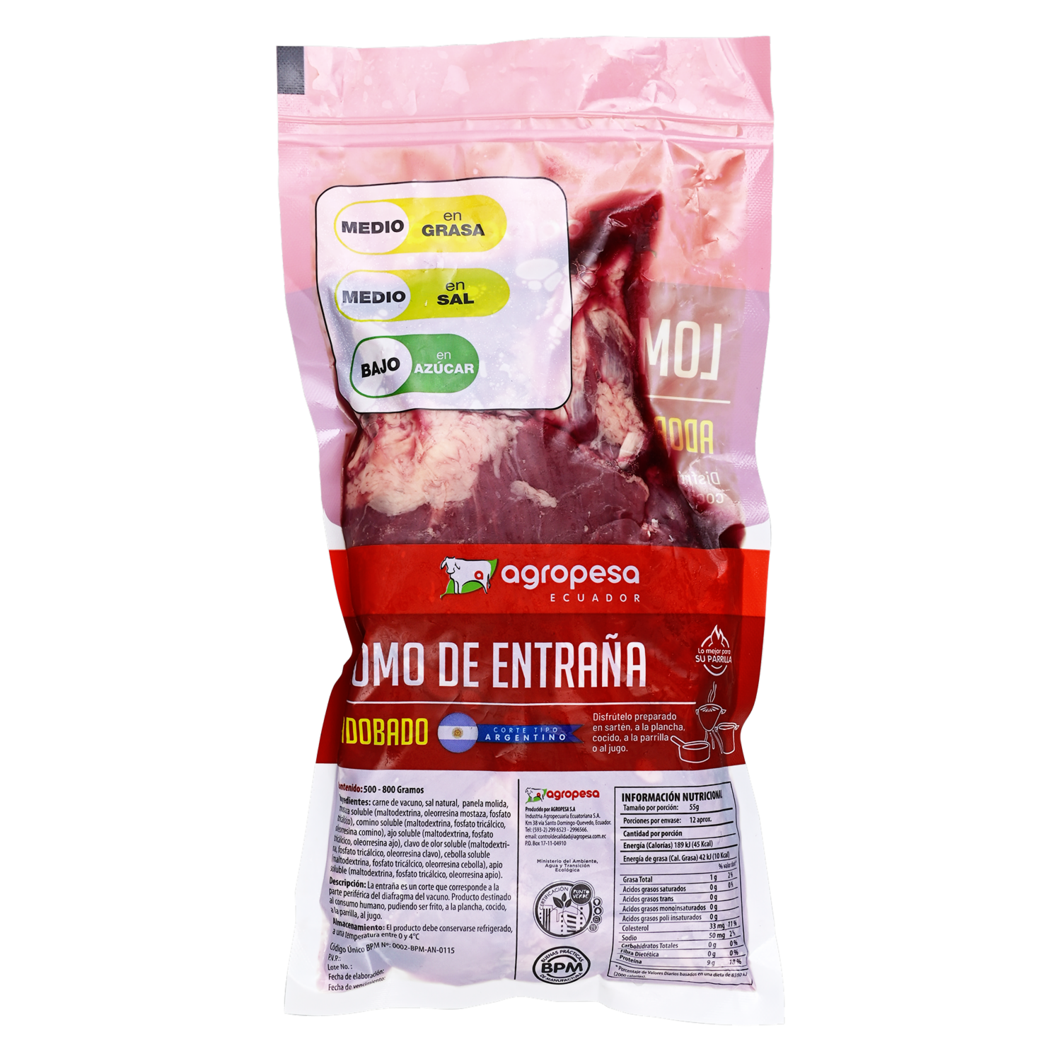 Lomo De Entraña De Res AGROPESA Al Peso