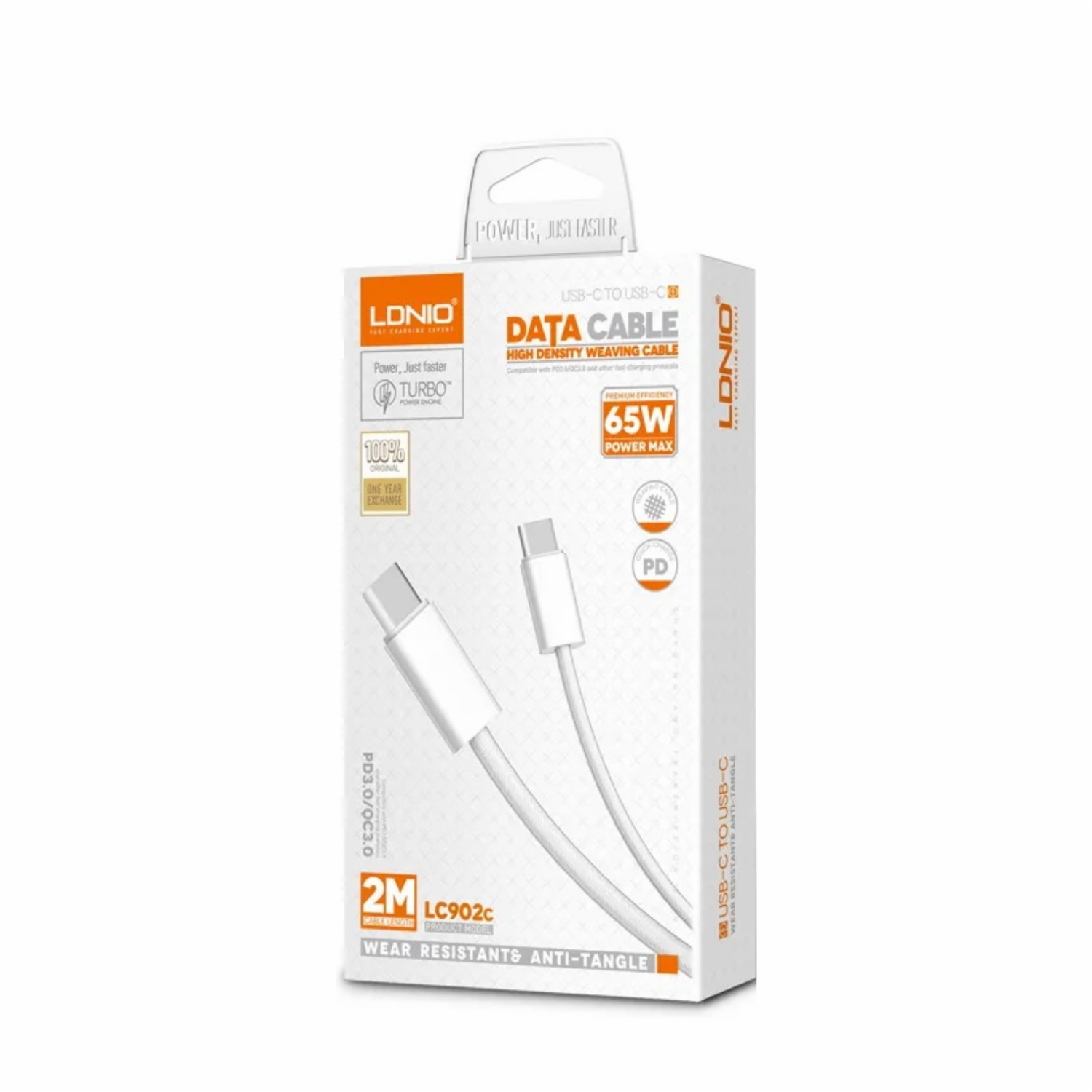 Cable De Carga Rápida Modelo Lc902 Tipo C A Iphone 2M LDNIO 65 W