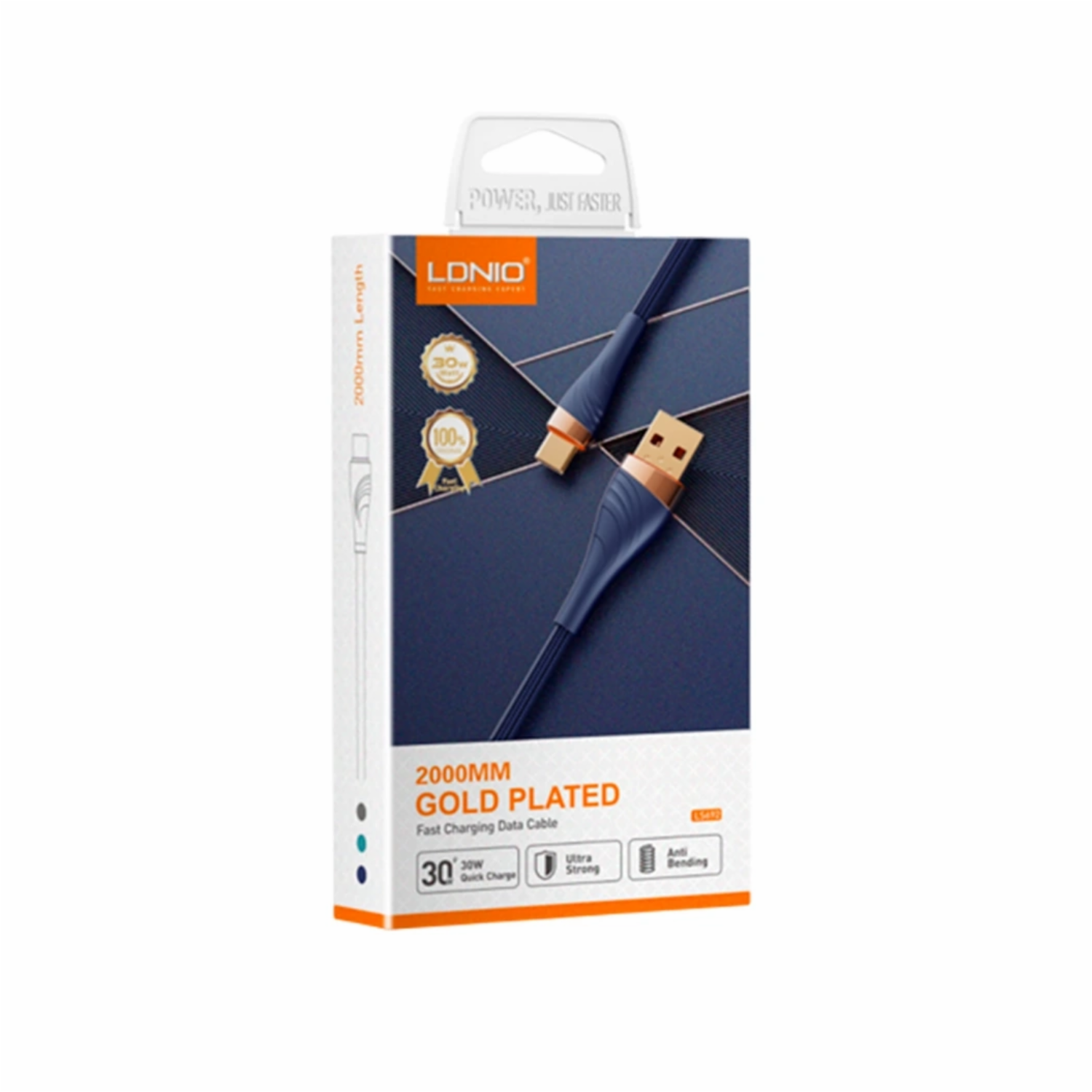 Cable De Carga Rápida Y Datos Modelo Ls612  Lightning 2M Verde EARLDOM 30 W