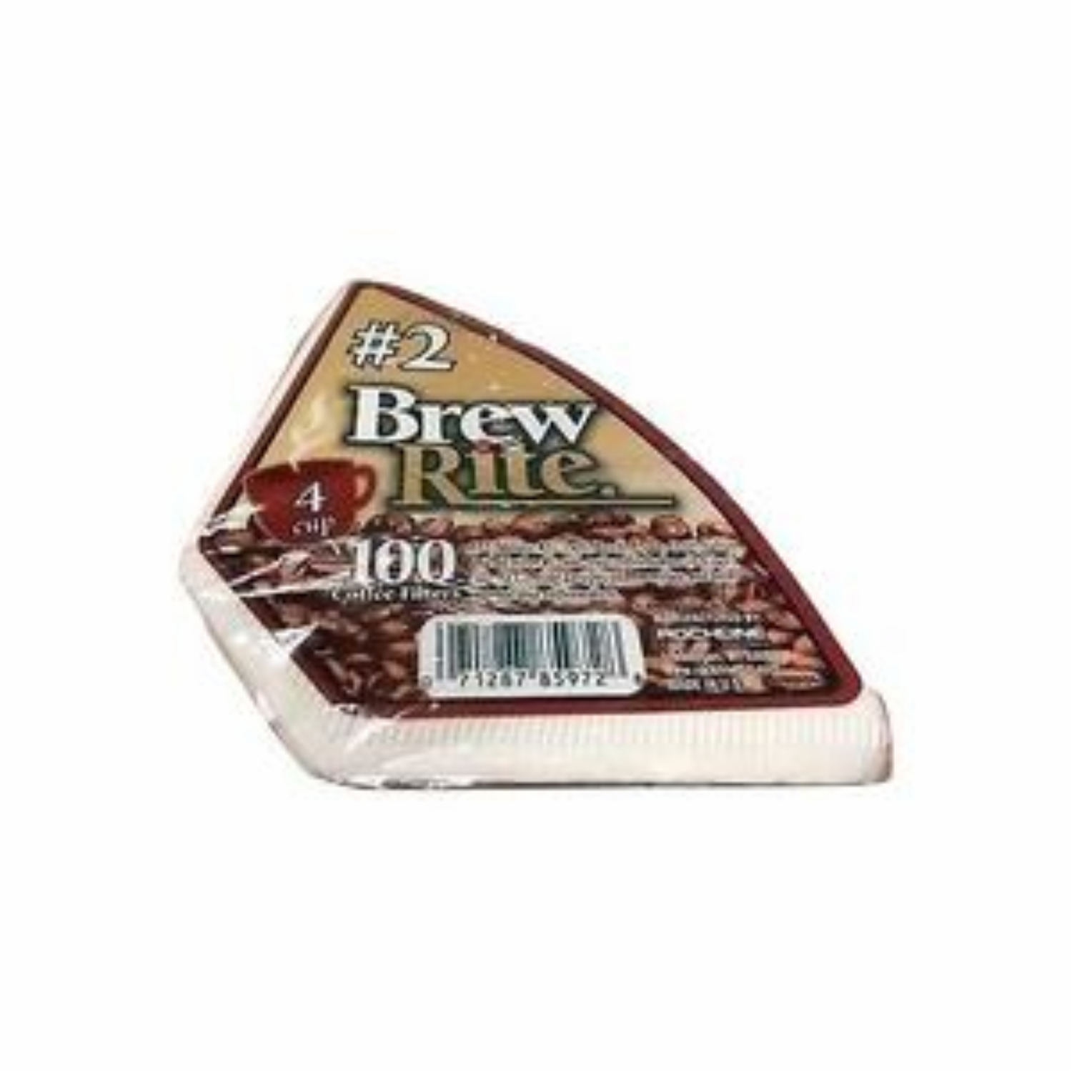Filtros De Café N° 2 Brew Rite 4 Tazas BREW RITE 100 Uds