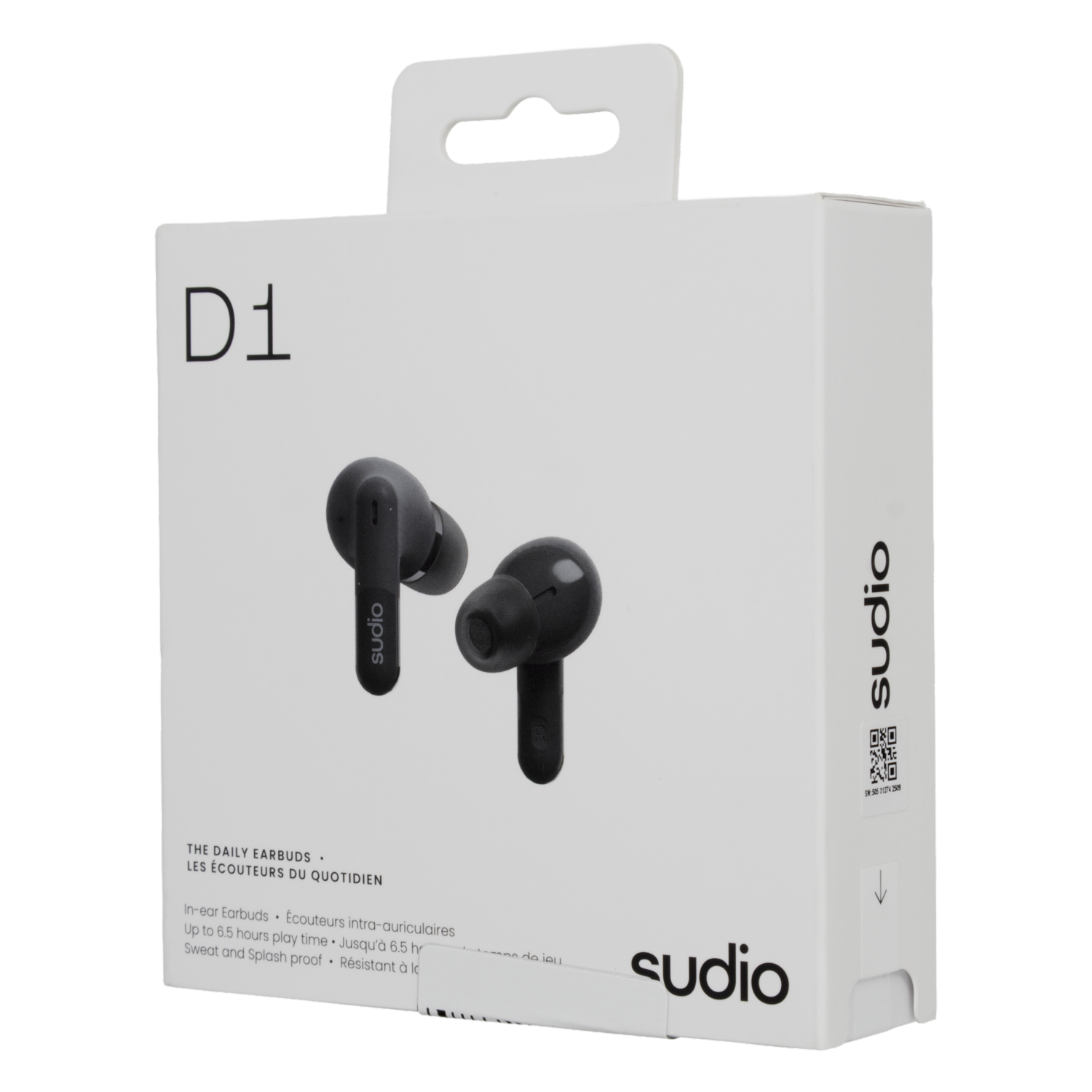 Audífonos In Ear Modelo D1 Negro SUDIO Bluetooth 5,4