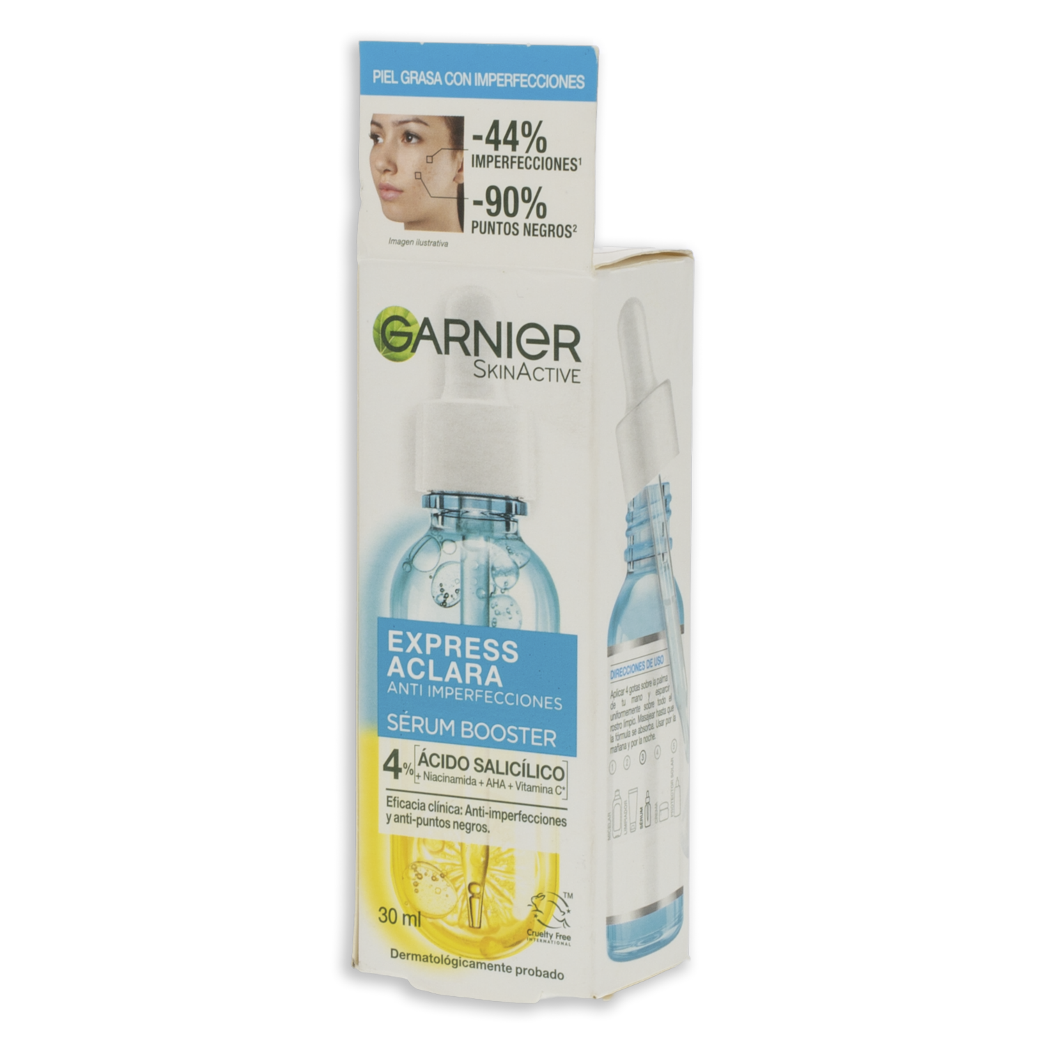 Sérum Facial Anti Imperfecciones Express Aclara Skin Active GARNIER 30 Ml
