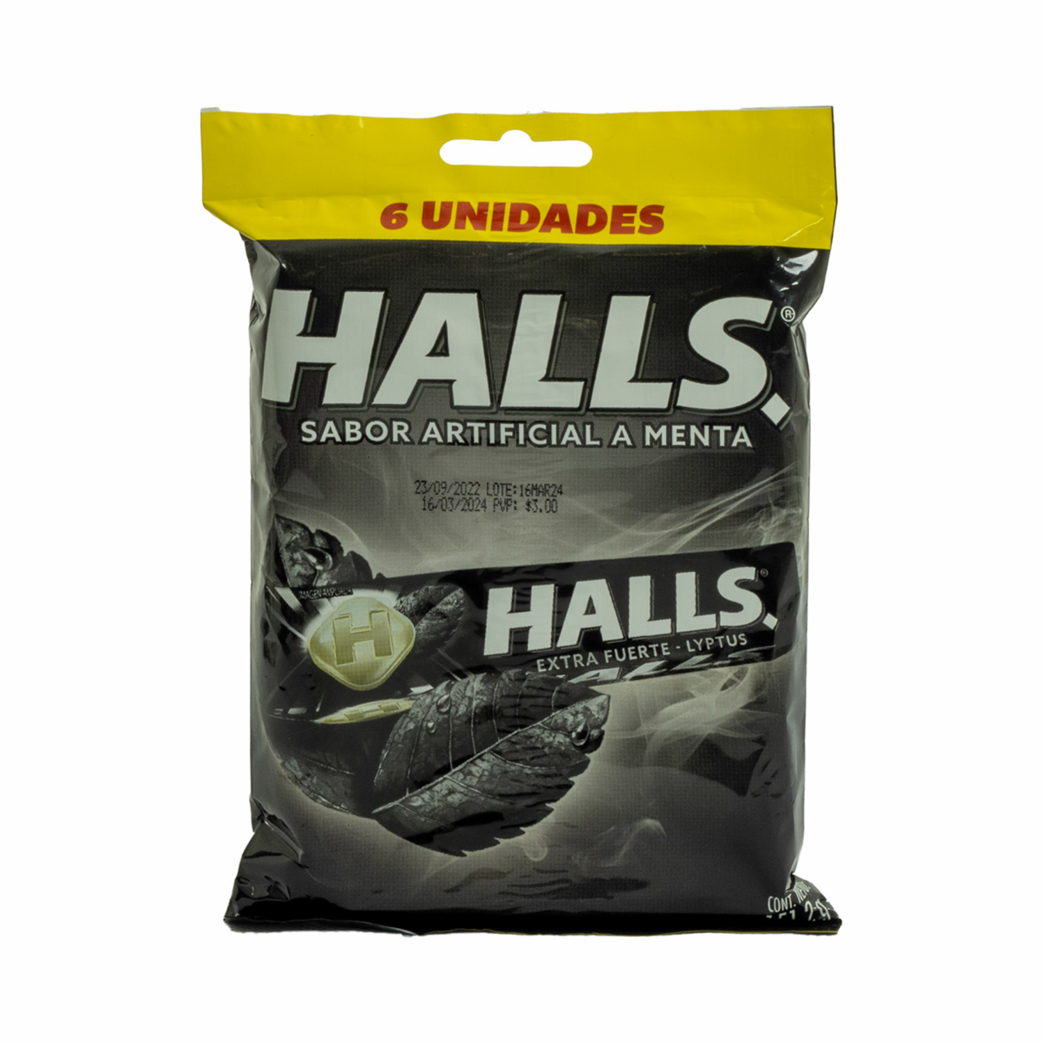 Caramelo Strong HALLS 151.20 G