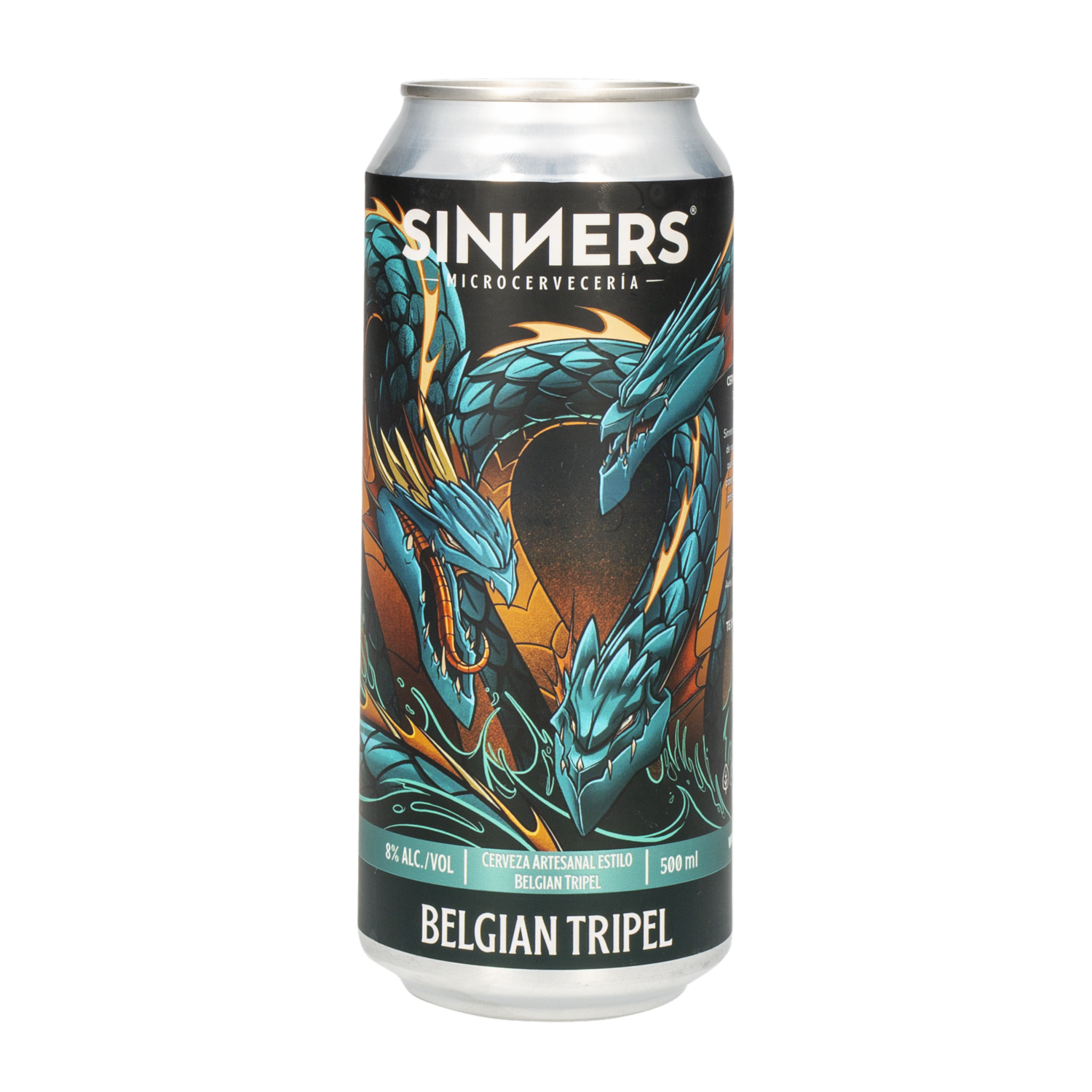 Cerveza Artesanal Belgian Tripel SINNERS 500 Ml