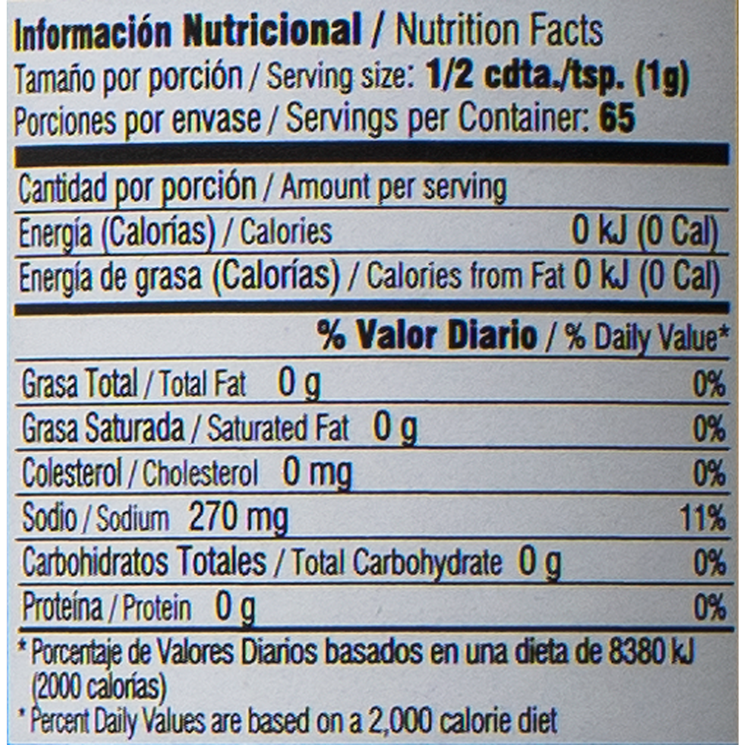 Sal Marina Con Especias TERRAMARE 65 G
