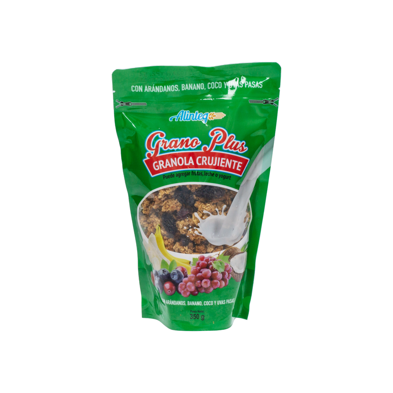 Granola Natural Crujiente GRANO PLUS 350 G