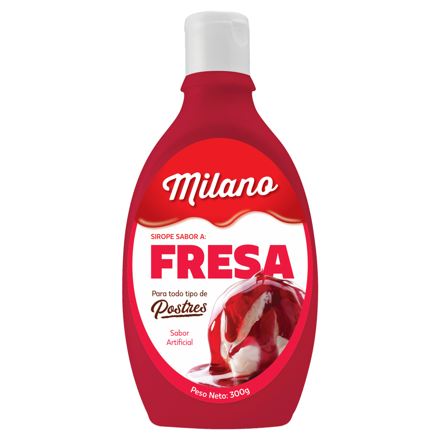 Sirope Sabor A Fresa MILANO 300 G