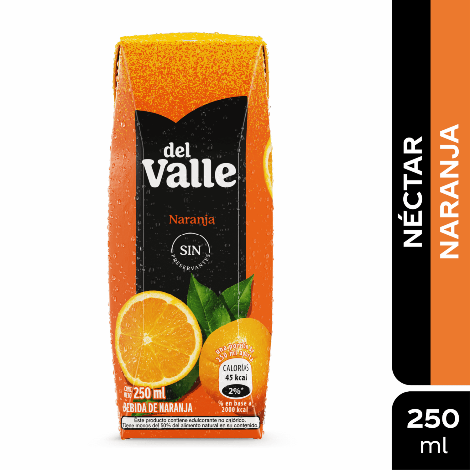 Jugo Néctar De Naranja DEL VALLE 250 Ml