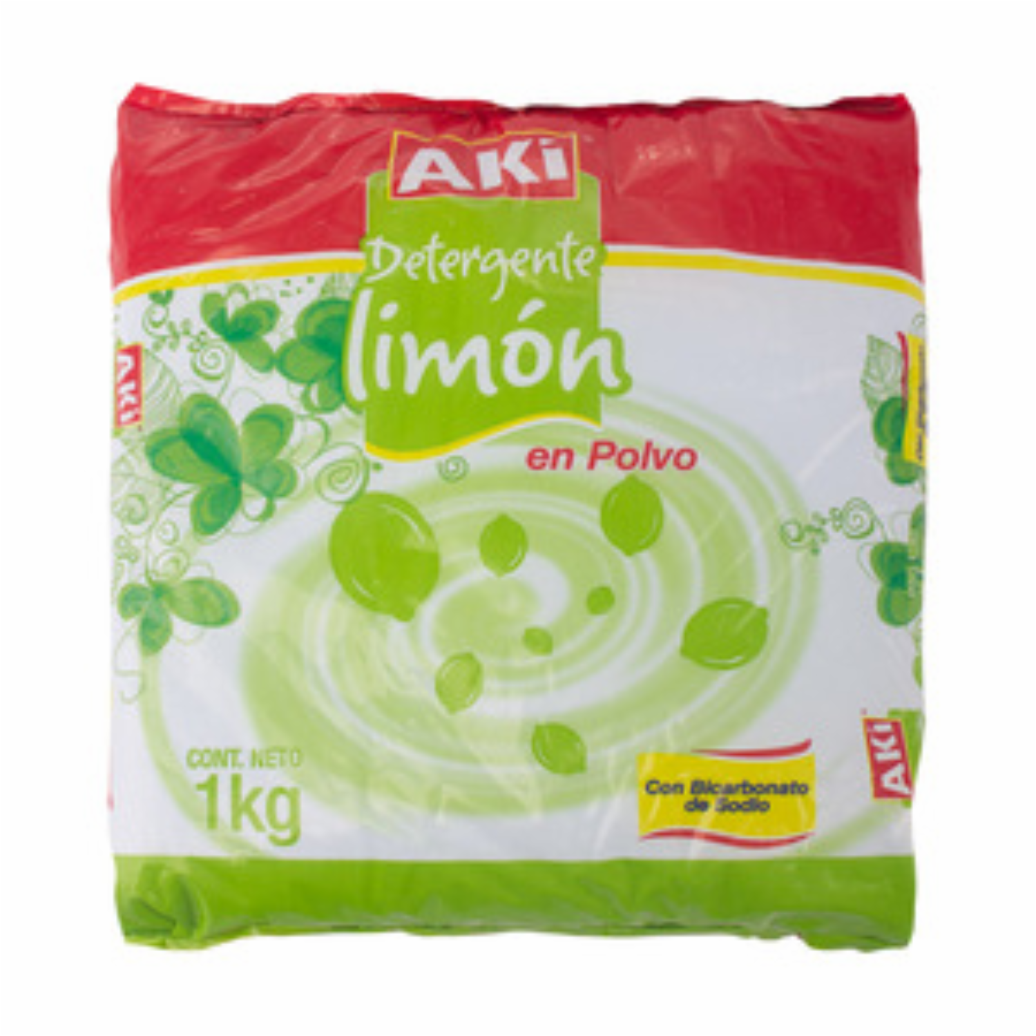 Detergente Aroma A Limón En Polvo AKÍ 1000 G