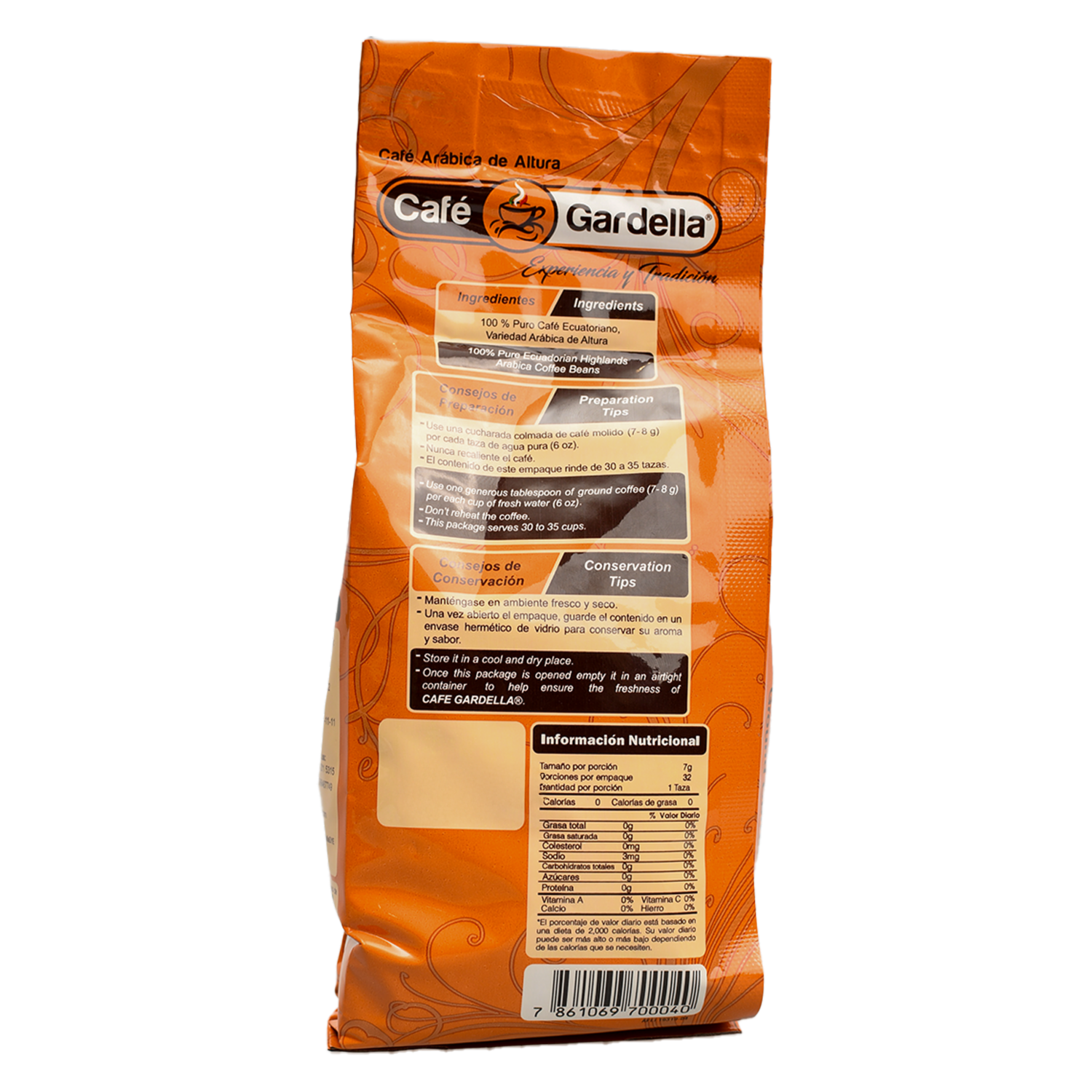 Café Molido Clásico GARDELLA 227 G