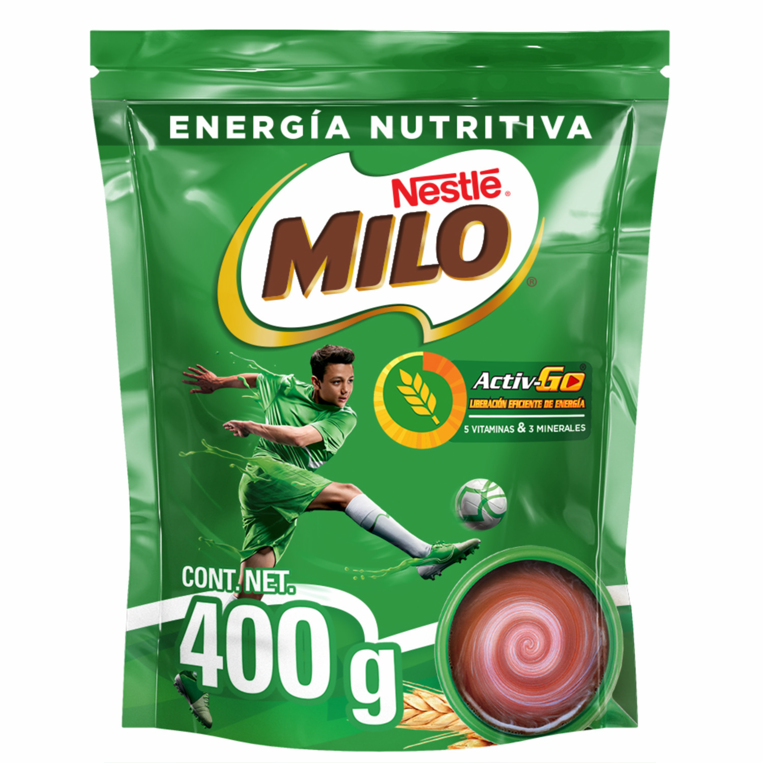 Chocolate En Polvo Activ-Go MILO 400 G