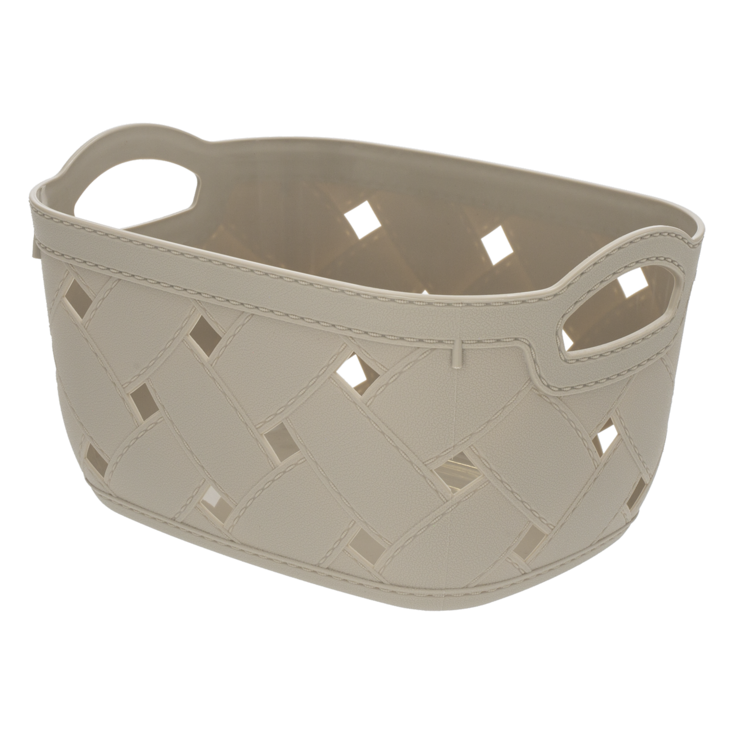 Cesto Diseño Artisan 6 Litros  Taupe PLAPASA 40X24.5X17 Cm