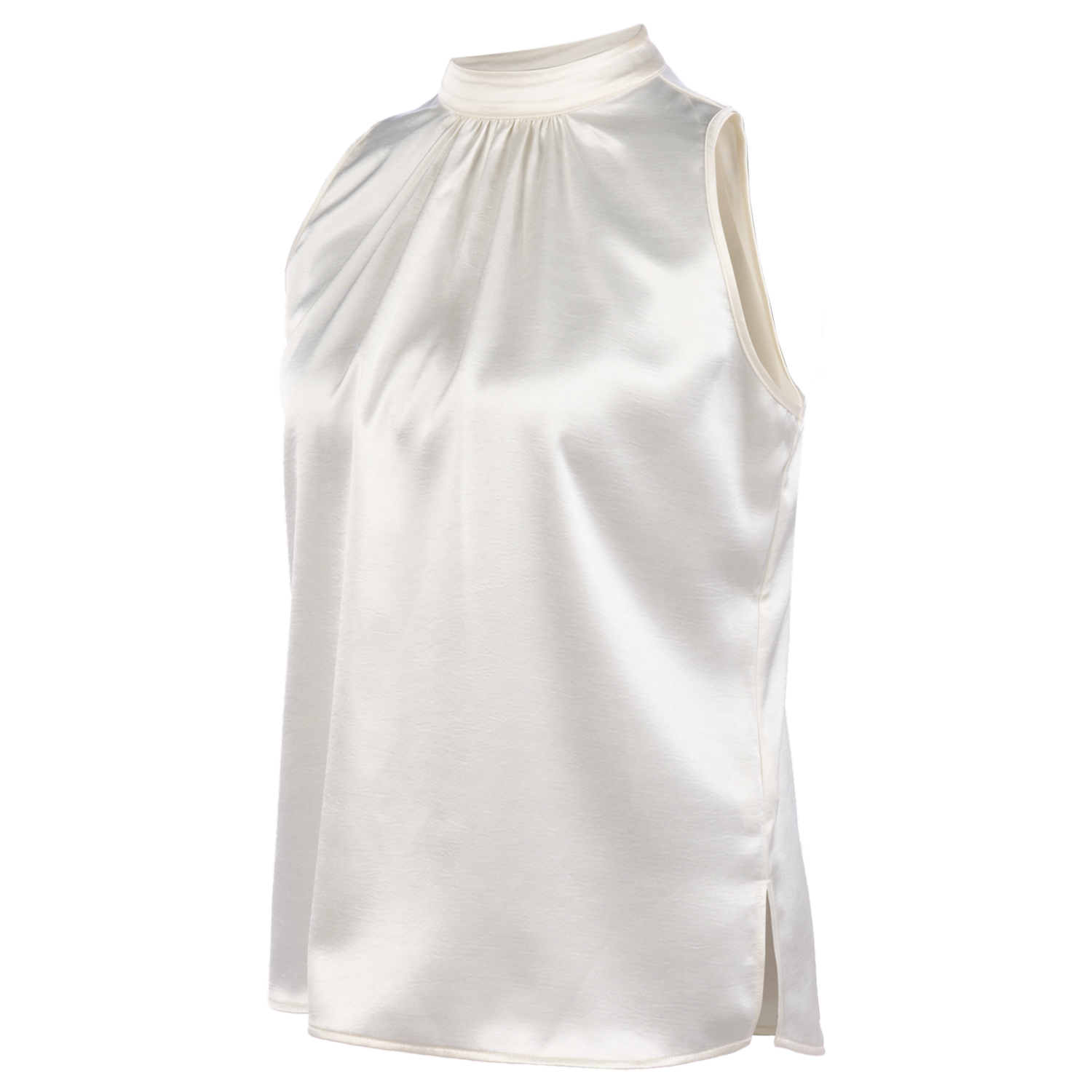 Blusa Sin Mangas Cuello Halter Crudo MIF