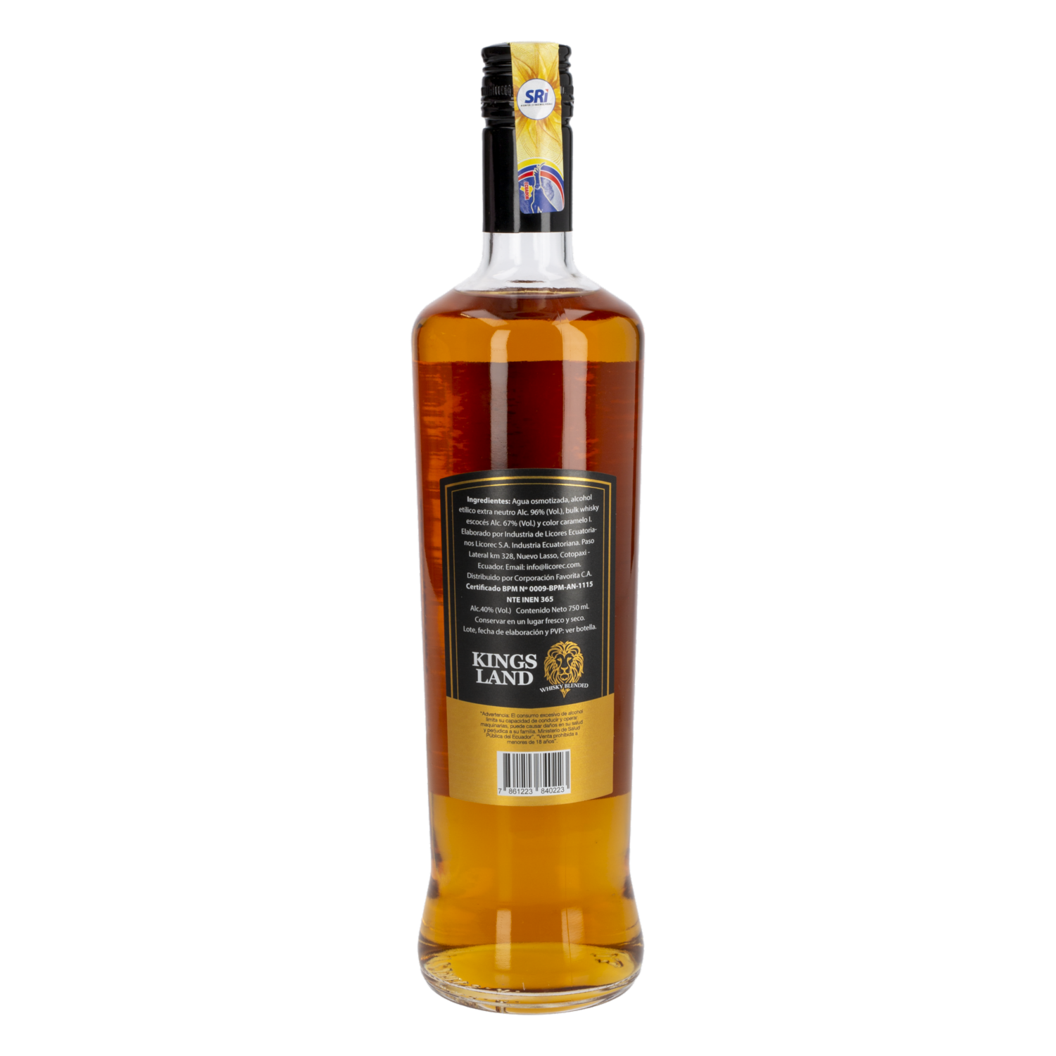 Whisky Old Blended KINGS LAND 750 Ml