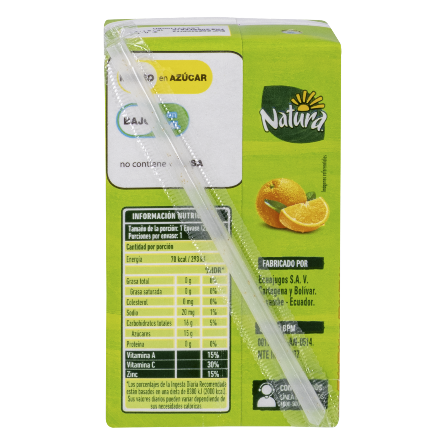 Néctar De Naranja NATURA 225 Ml