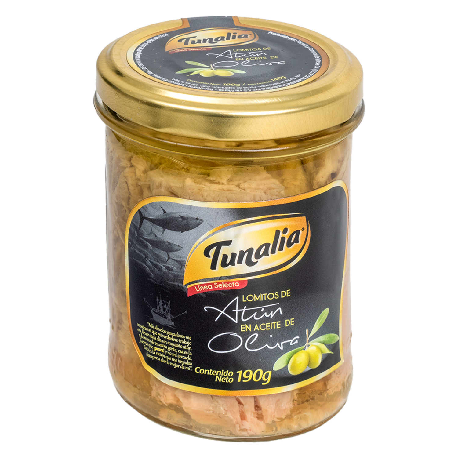 Atún Gourmet En Aceite Oliva TUNALIA 190g