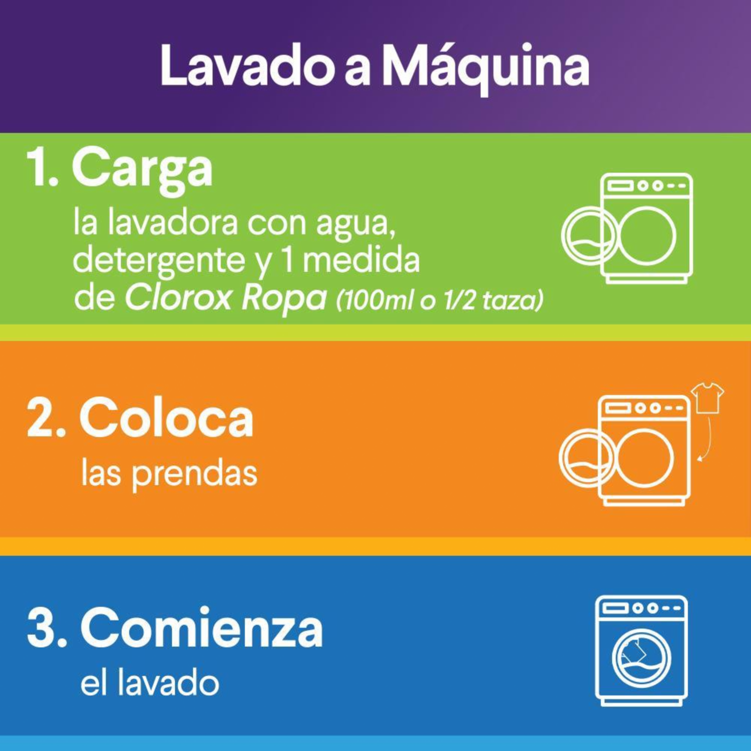 Quitamanchas Sin Cloro 4 En 1 Para Ropa De Color CLOROX 250 Ml