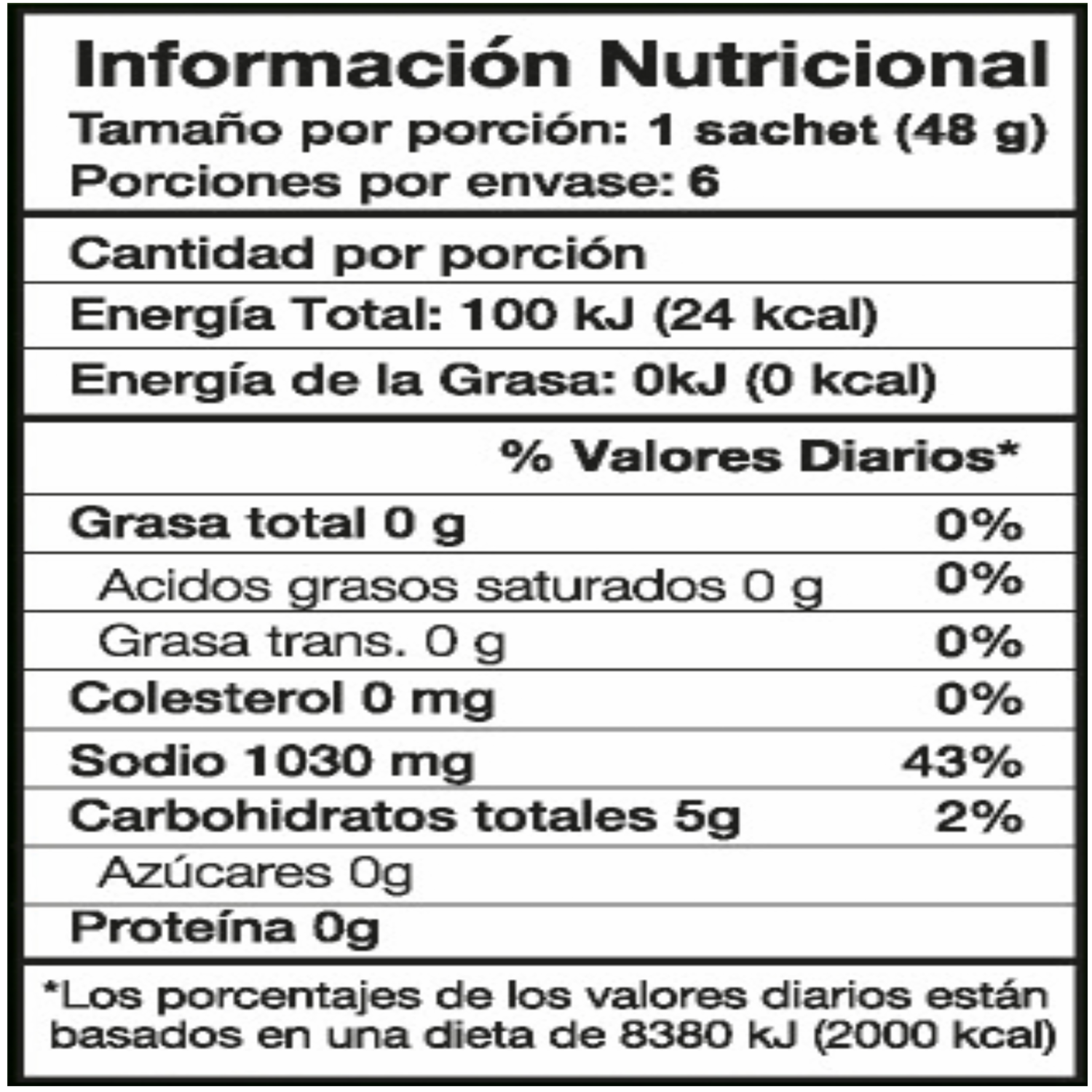 Pack Para Michelada Mix Sachets MICHELADA MIX 6 Uds X 48 G