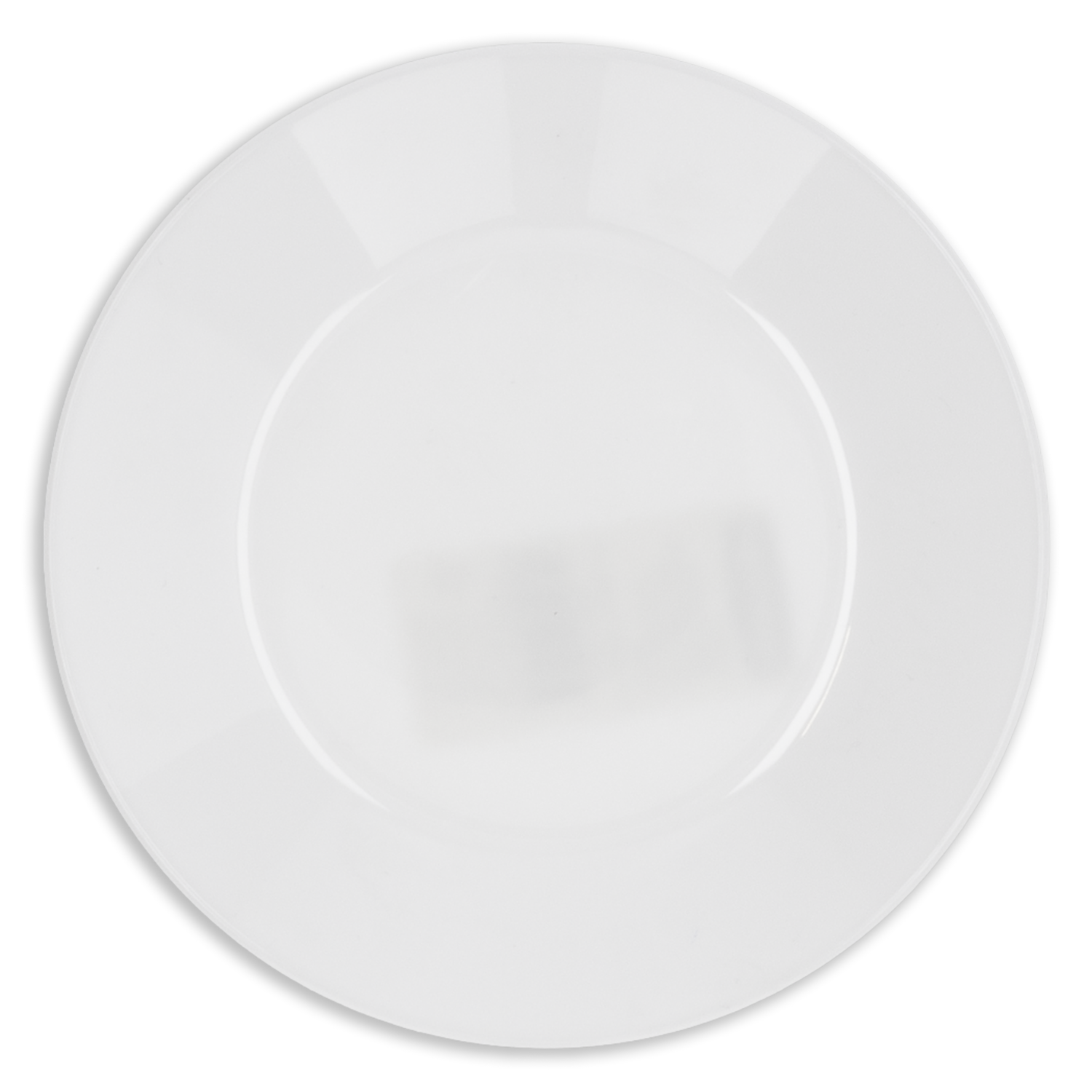 Plato Tendido Plastivridrio Blanco PLASTIC HOUSE 13 Cm