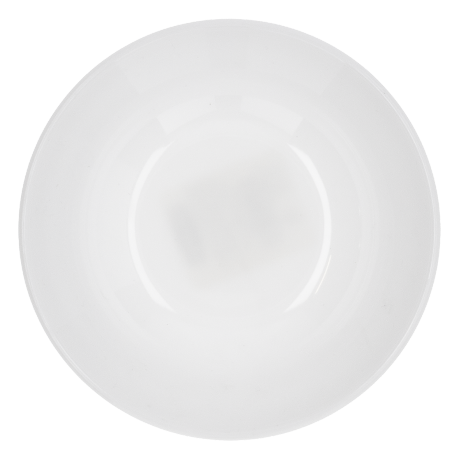 Plato Cevichero Plastivridrio Blanco PLASTIC HOUSE 13 Cm