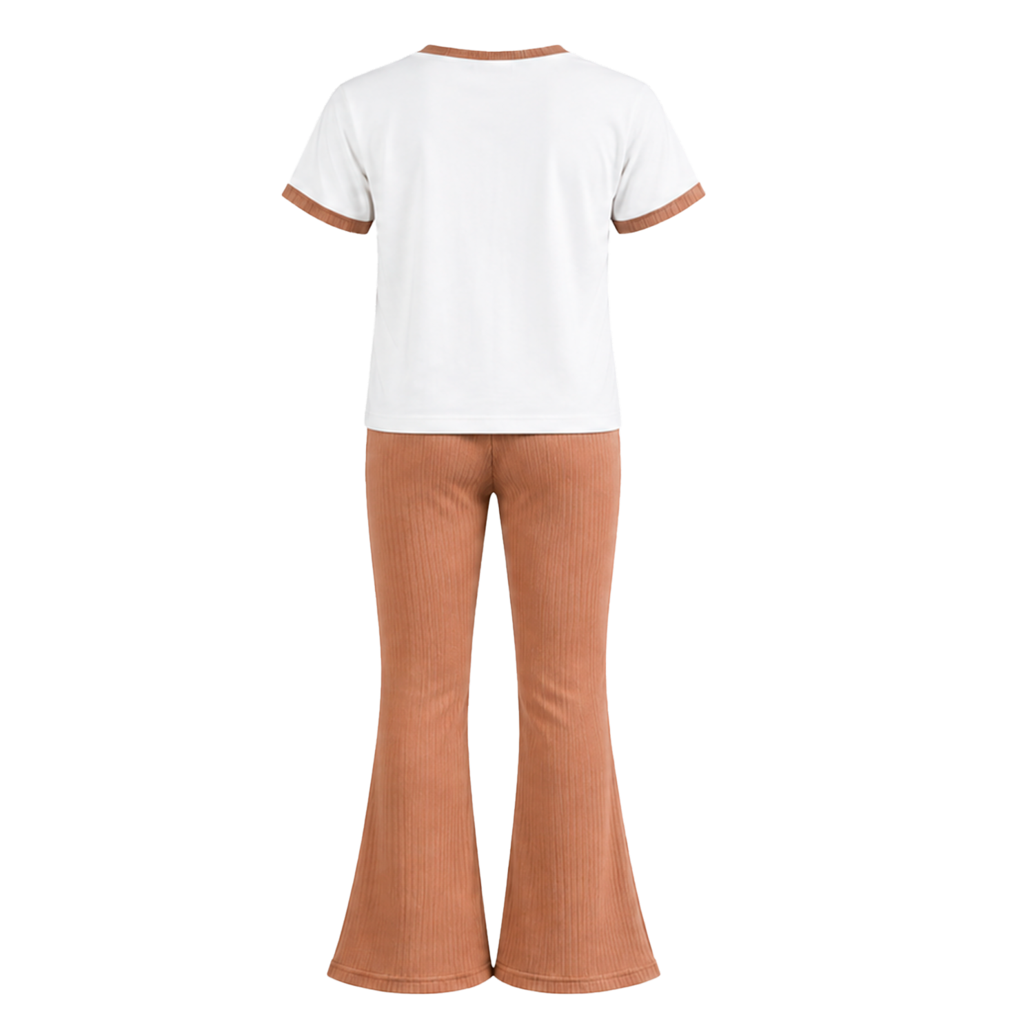 Conjunto 2 Piezas Camiseta Cuello Redondo Y Pantalón Acampanado MILYS KIDS